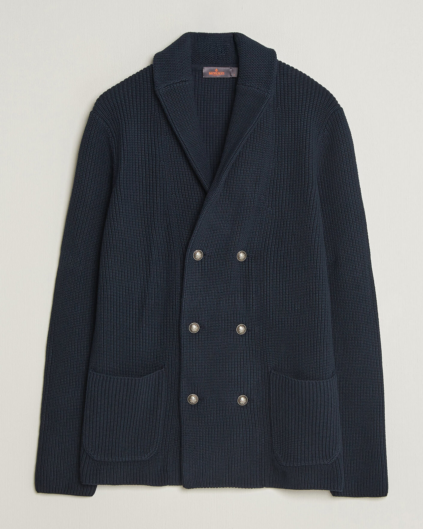Herre | Trøjer | Morris | Brayden DB Shawl Cardigan Navy