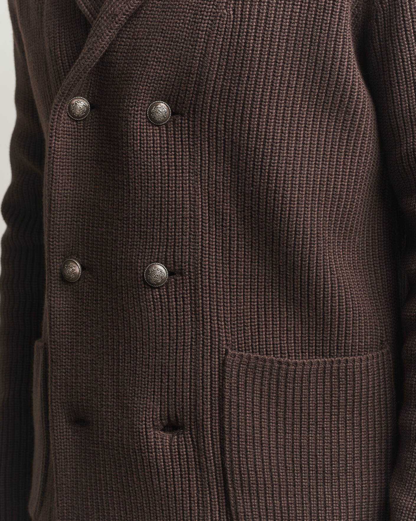 Herre | Trøjer | Morris | Brayden DB Shawl Cardigan Brown