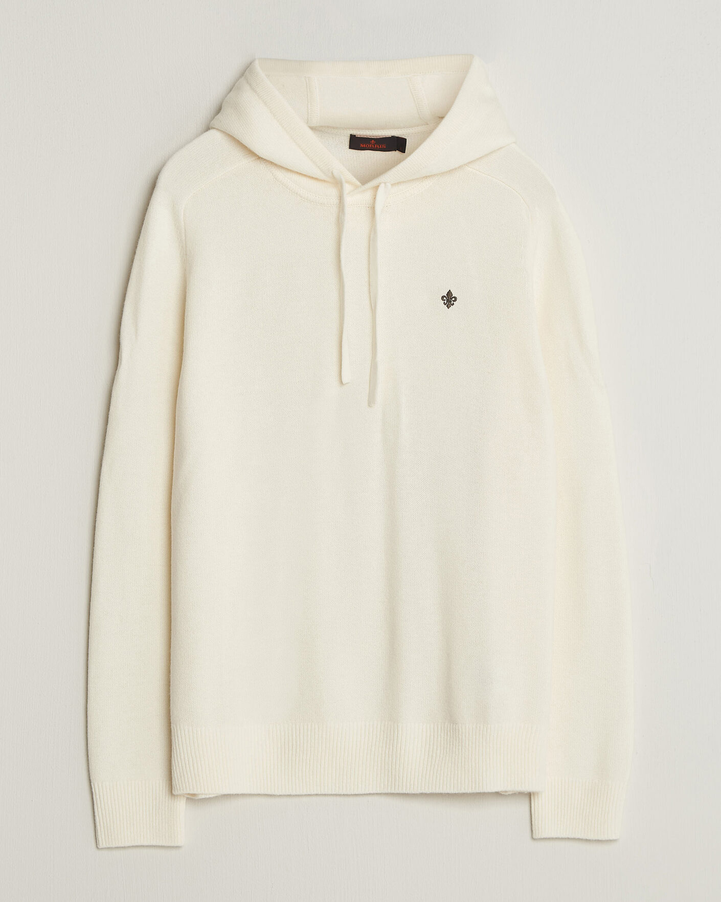 Herre | Trøjer | Morris | Hertford Lambswool Hoodie Off White