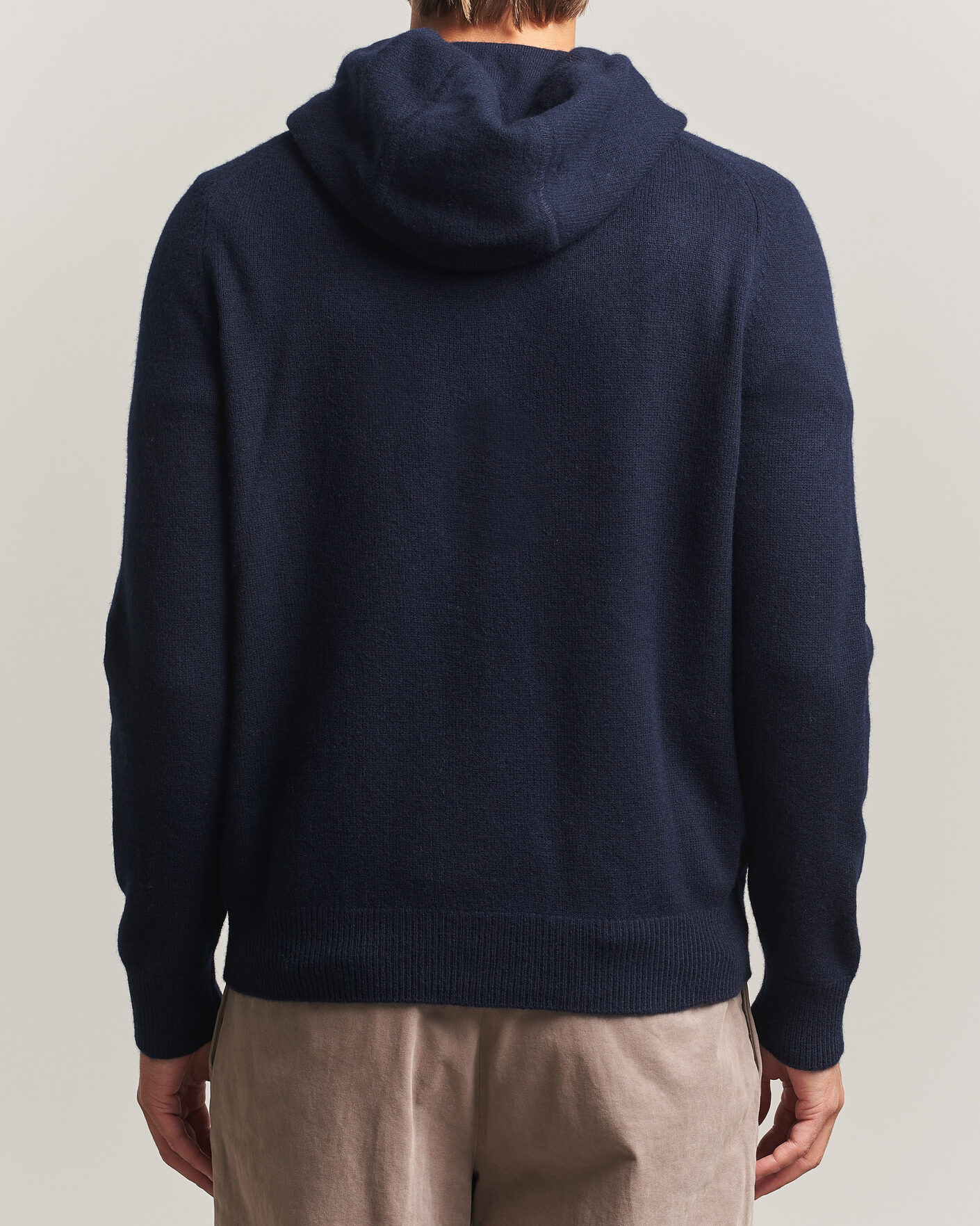 Herre | Trøjer | Morris | Hertford Lambswool Hoodie Navy