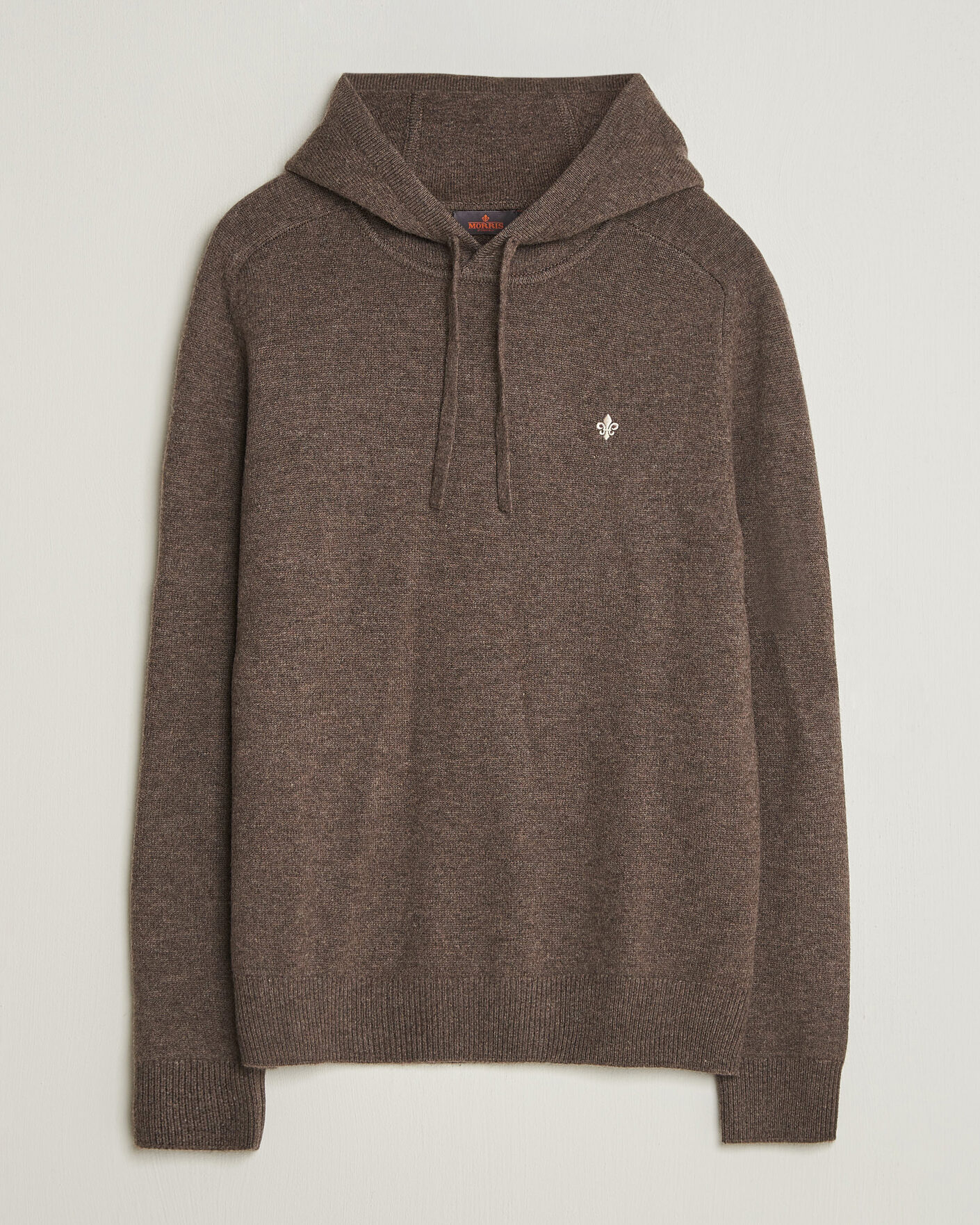 Herre | Trøjer | Morris | Hertford Lambswool Hoodie Brown