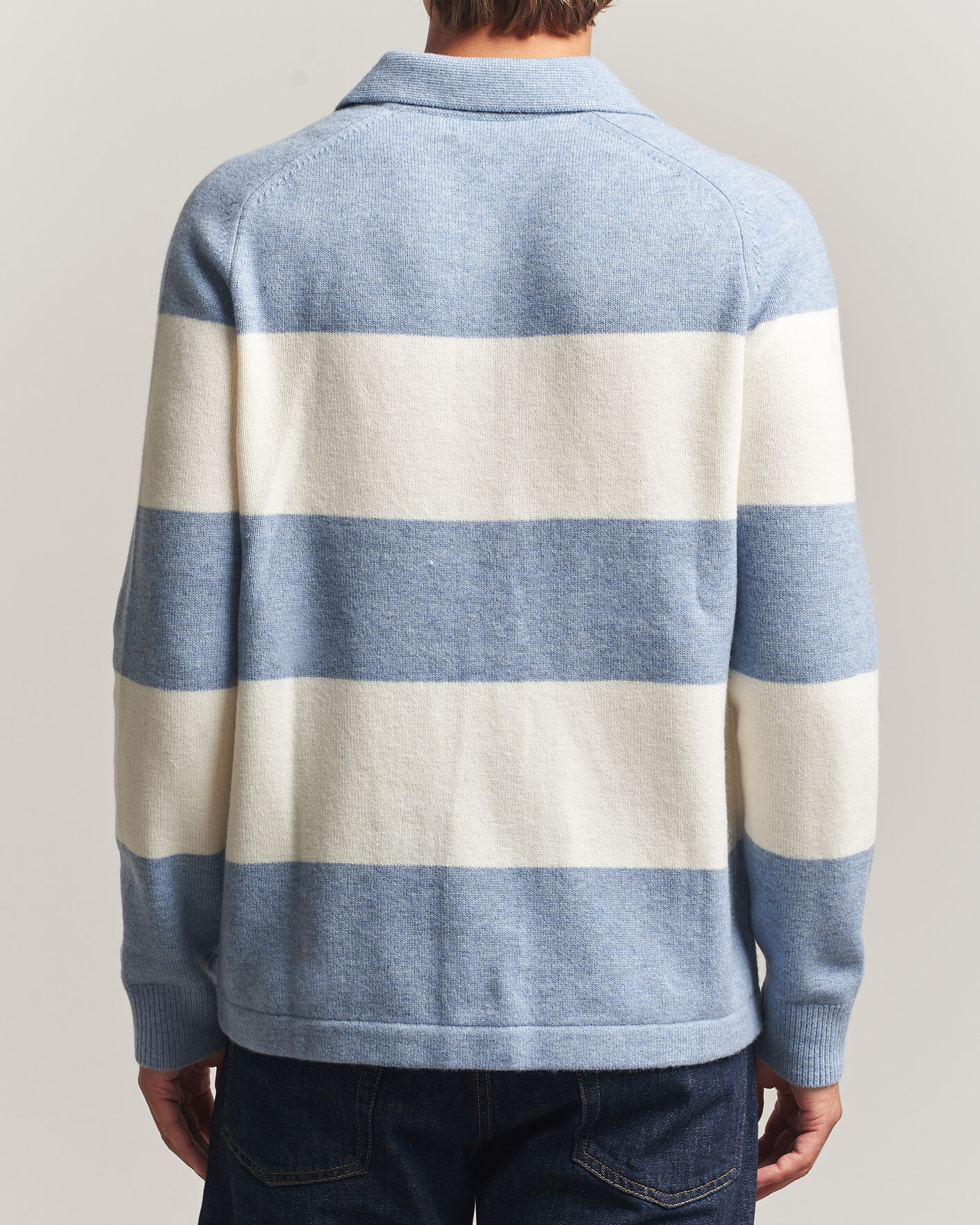 Herre | Trøjer | Morris | Hertford Knitted Polo Blue