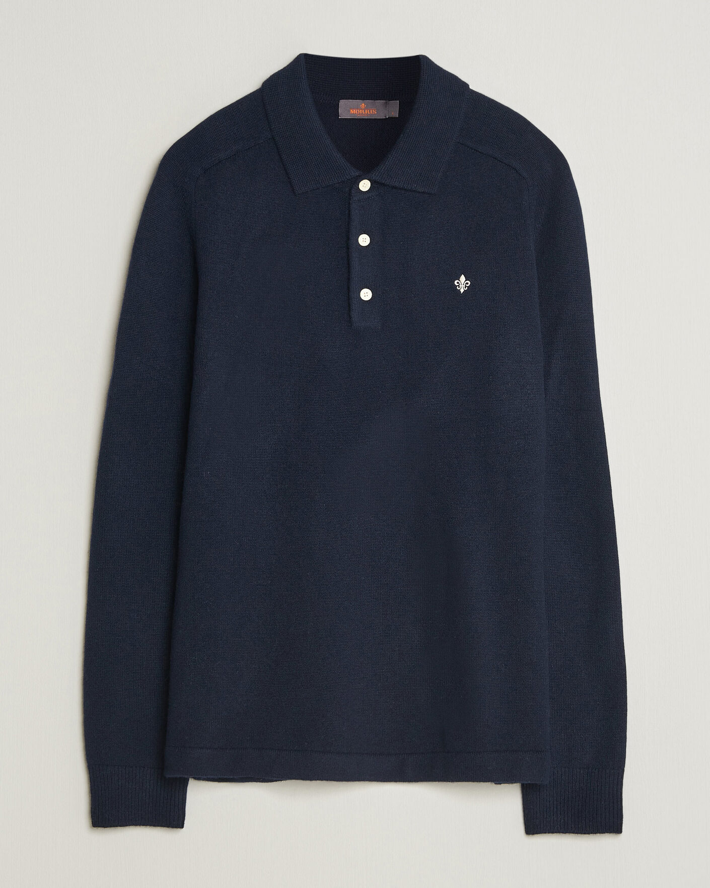 Herre | Trøjer | Morris | Hetford Knitted Polo Navy