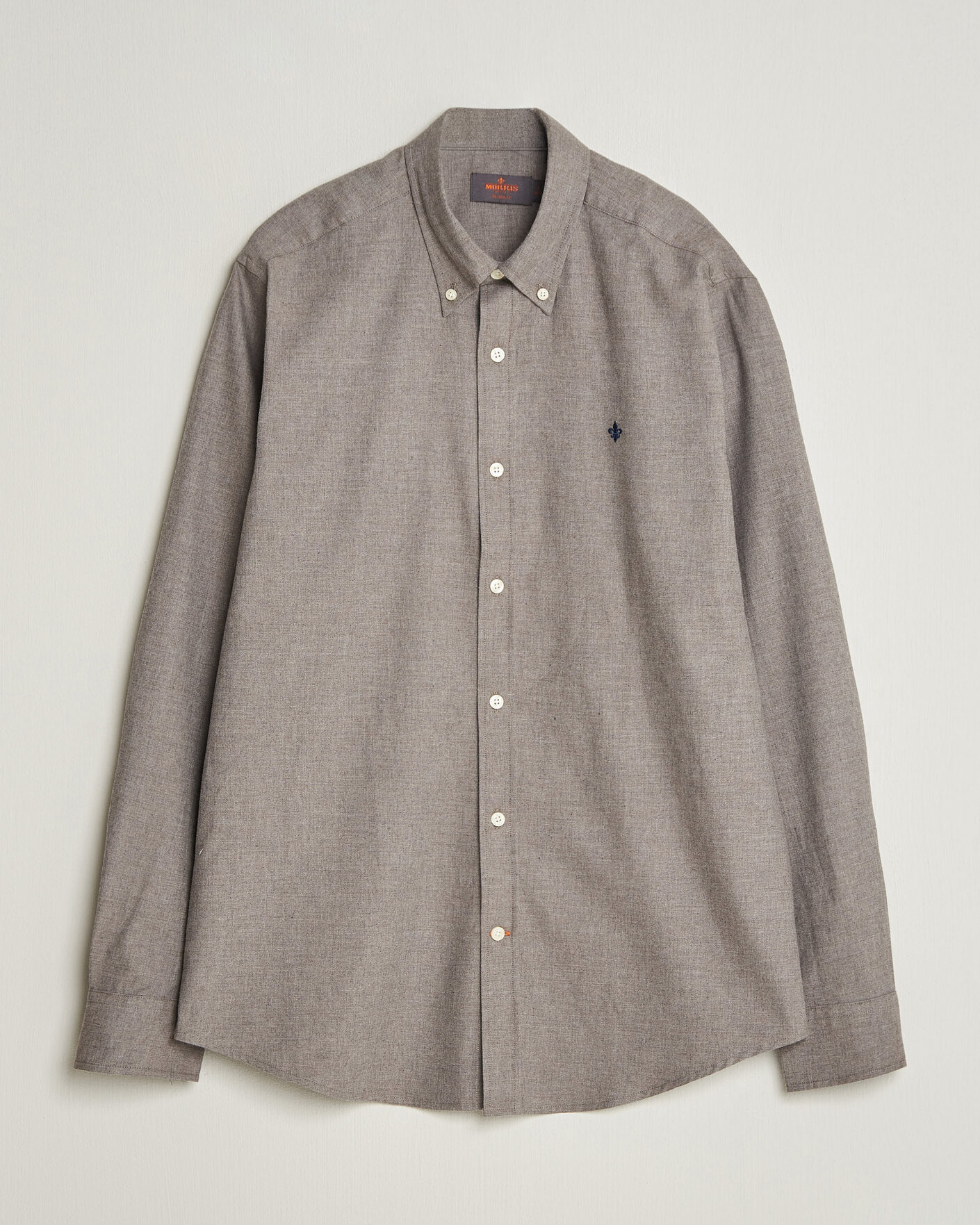 Herre | Skjorter | Morris | Watts Flannel Shirt Grey