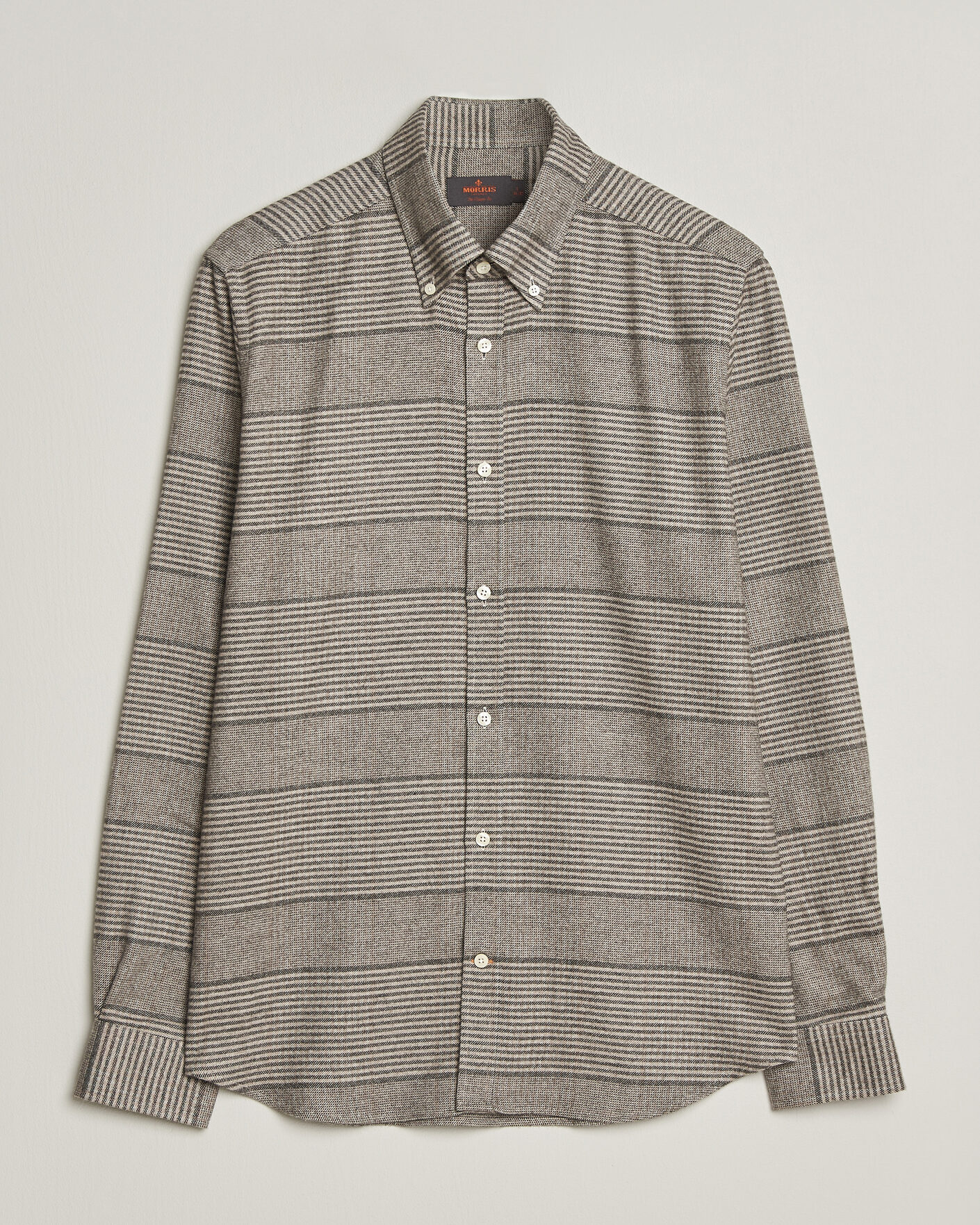 Herre | Skjorter | Morris | Soft Lama Check Shirt Camel