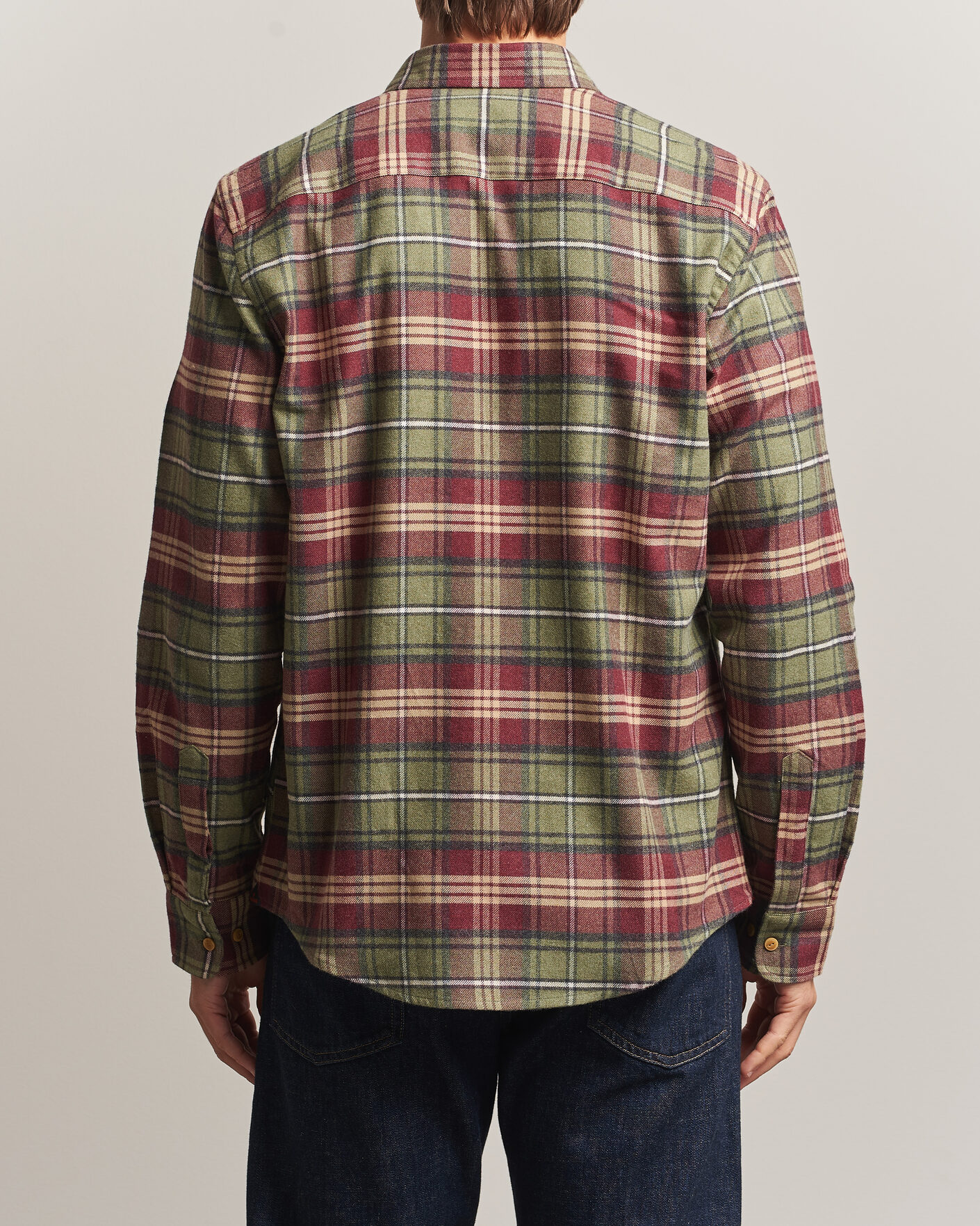 Herre | Skjorter | Morris | Flanell Big Check Shirt Green