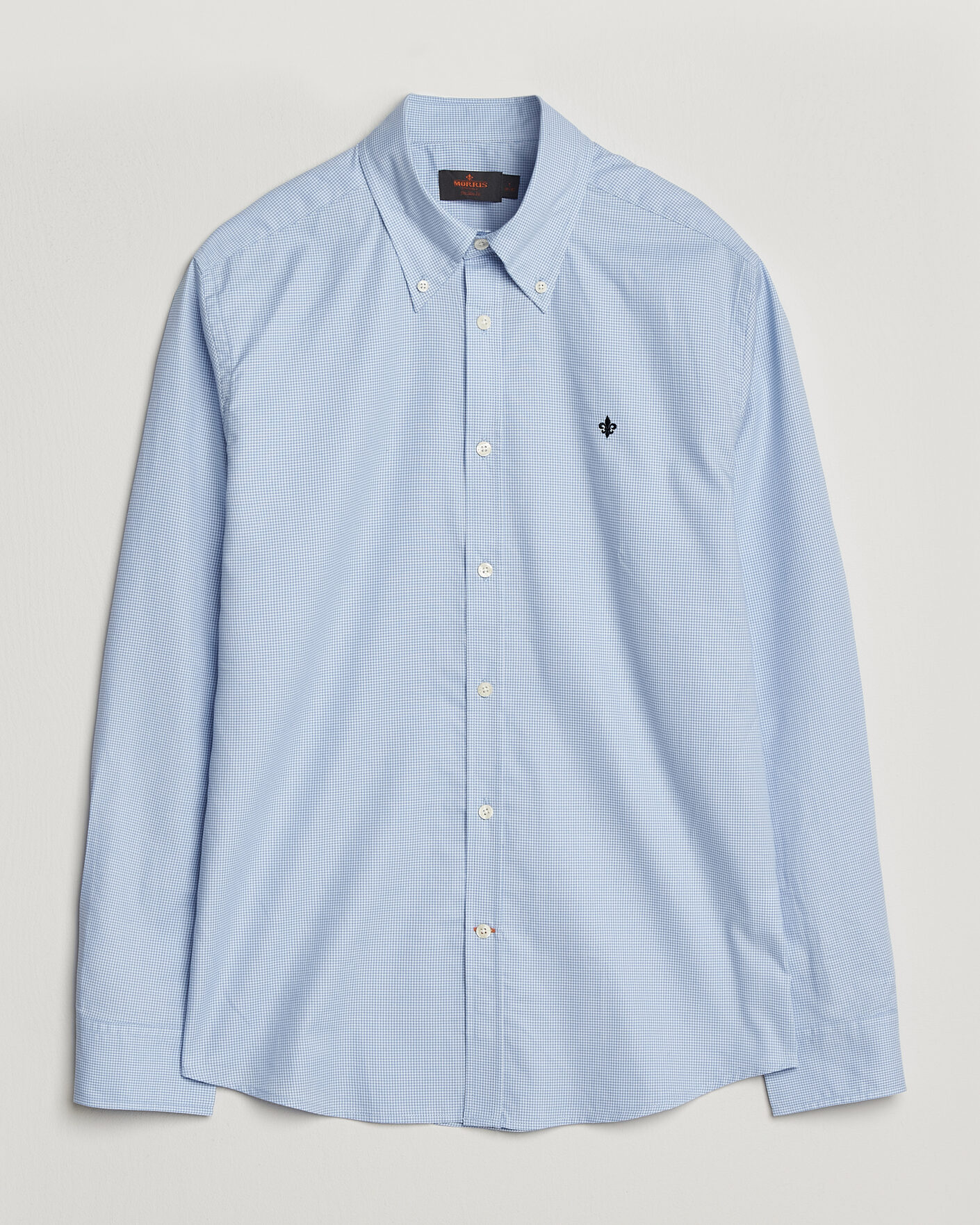 Herre | Skjorter | Morris | Fine Oxford Shirt Light Blue