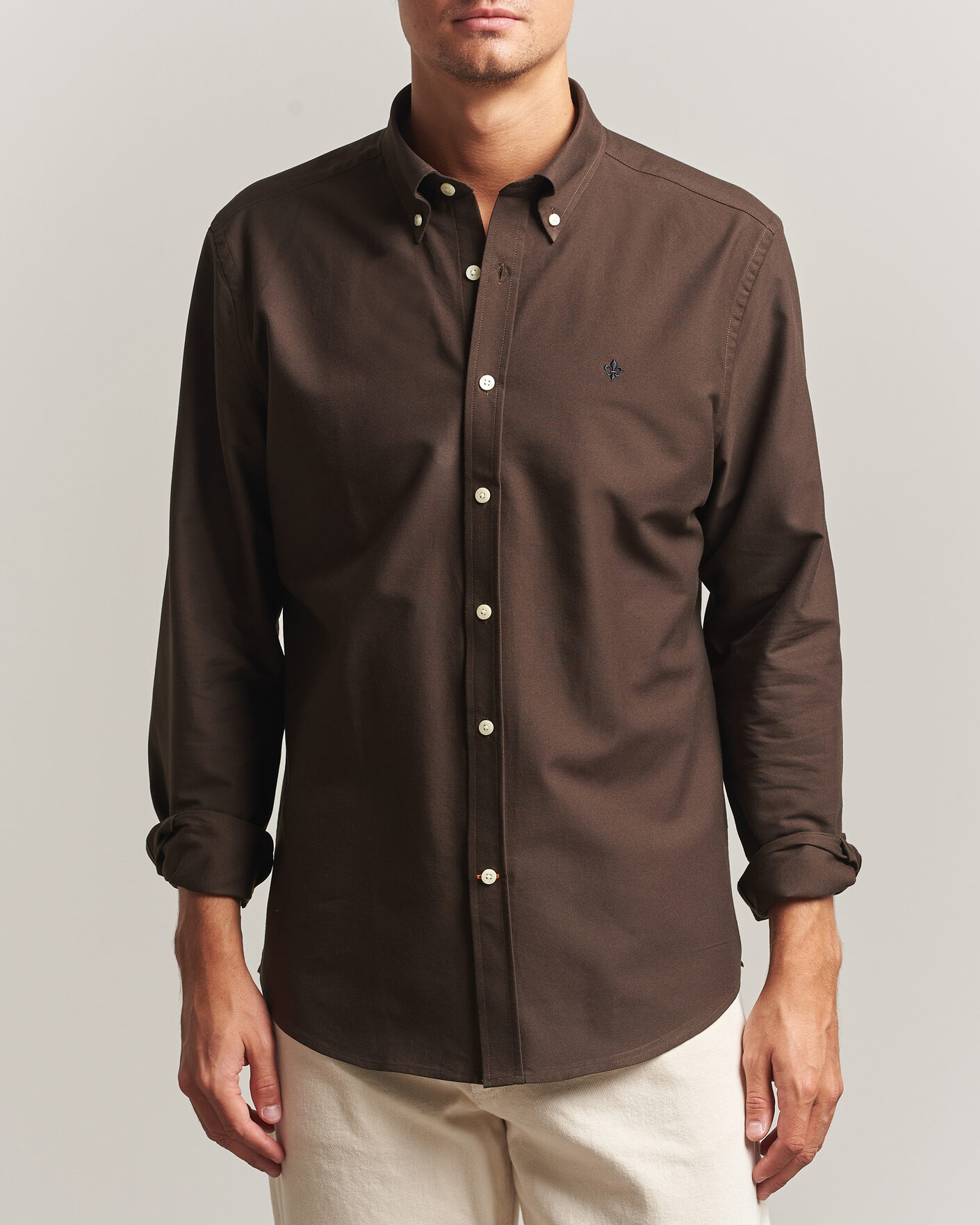 Herre | Skjorter | Morris | Douglas Oxford Shirt Brown