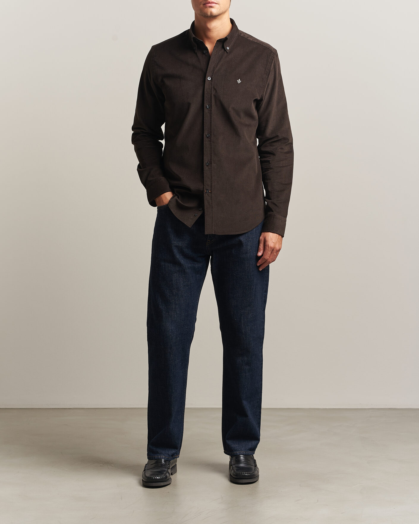 Herre | Skjorter | Morris | Douglas Cord Shirt Brown