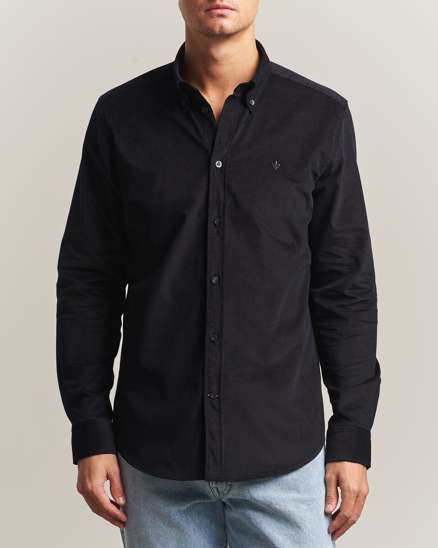 Herre | Skjorter | Morris | Douglas Cord Shirt Grey