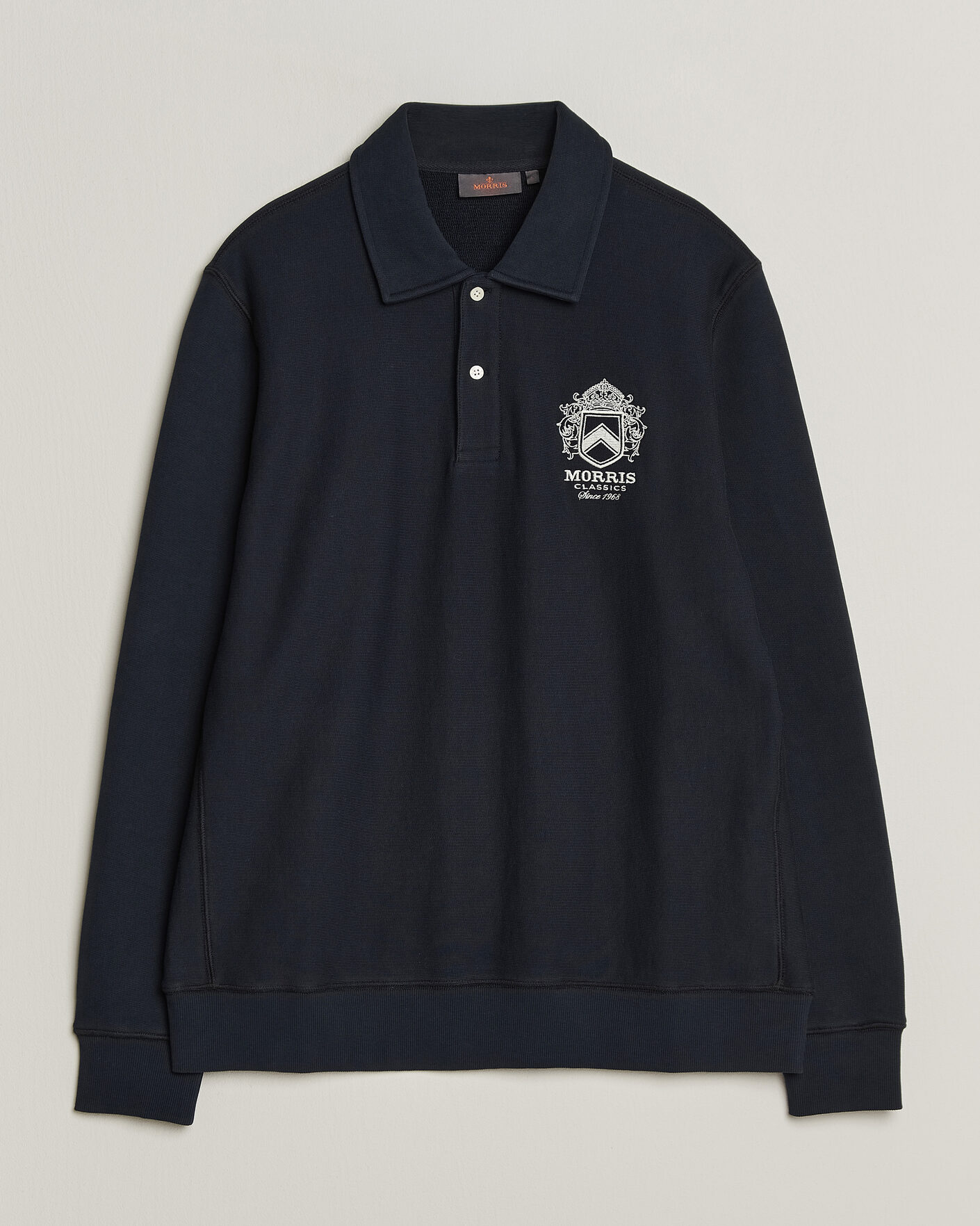 Herre | Trøjer | Morris | Winston Polo Sweatshirt Old Blue