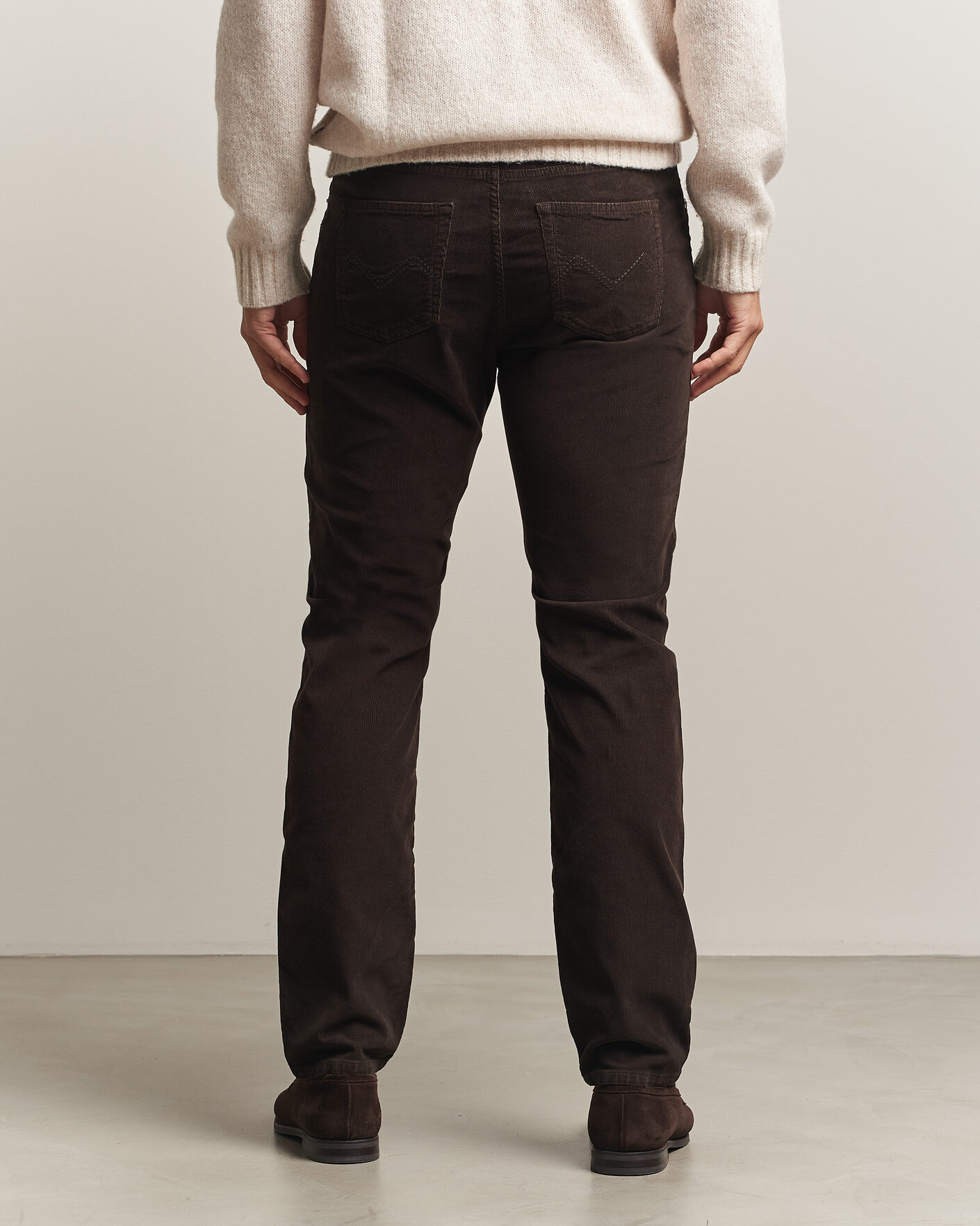 Herre | Bukser | Morris | James Cord 5-Pocket Pants Brown