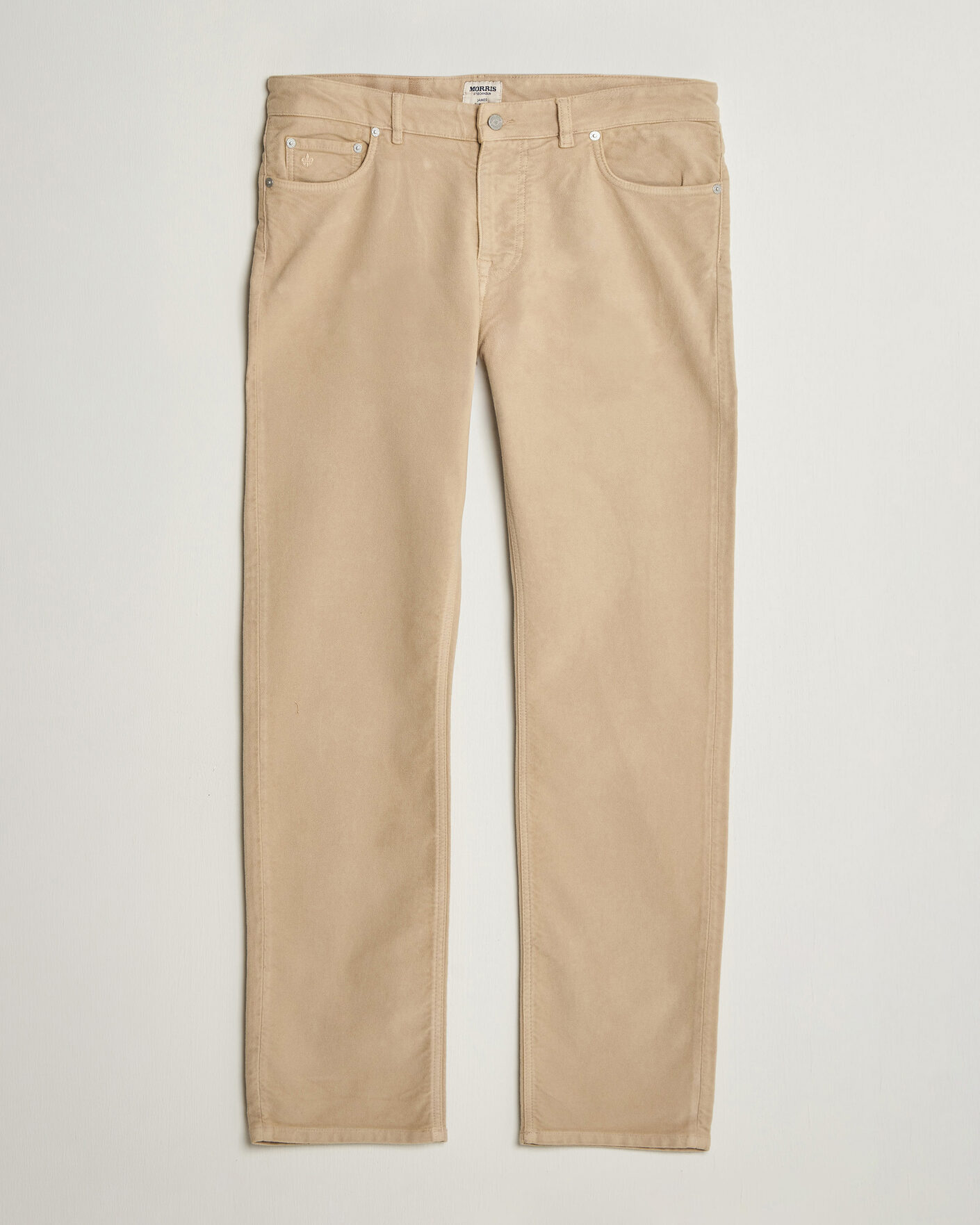 Herre | Bukser | Morris | James Winter Twill 5-Pocket Pants Khaki