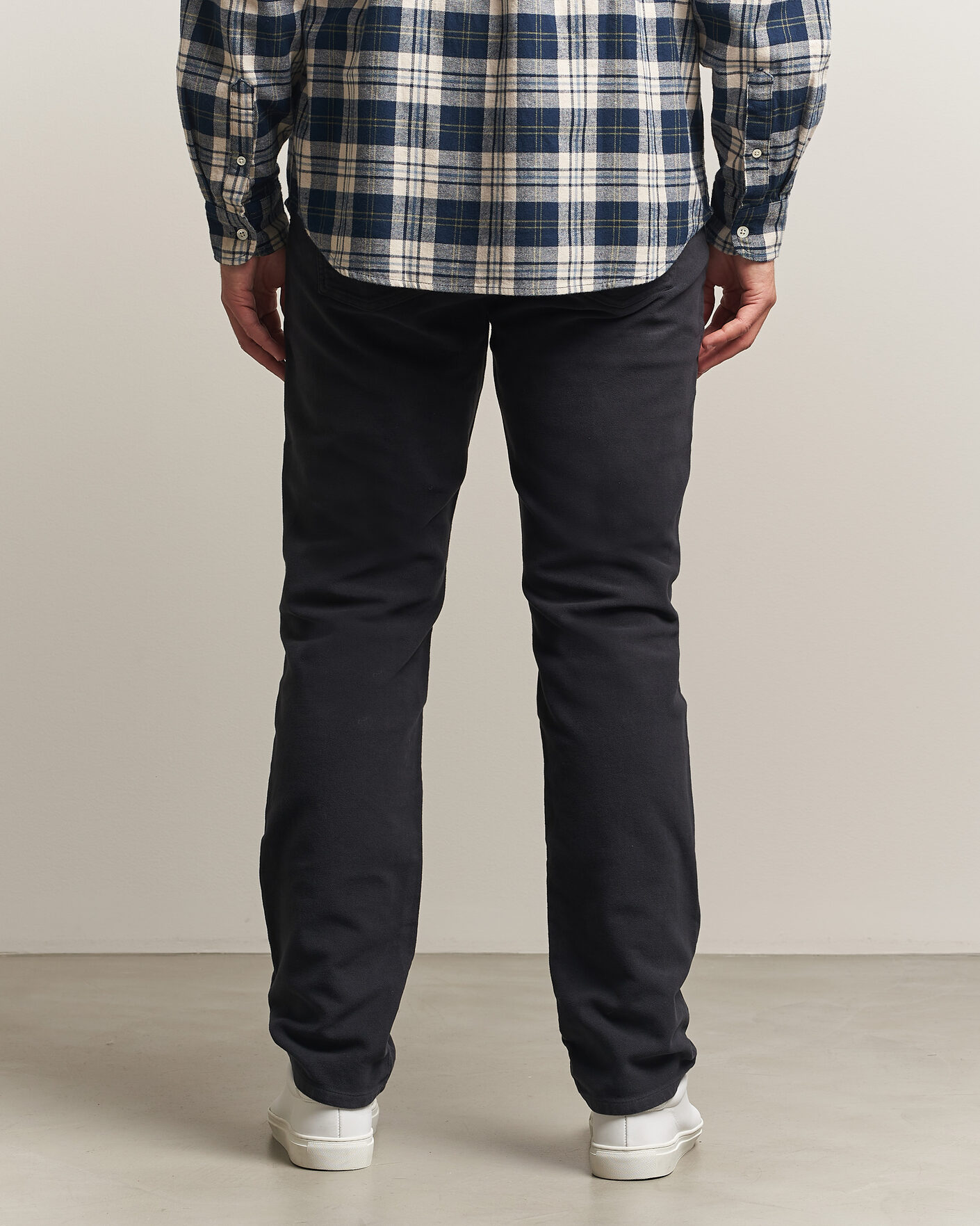 Herre | Bukser | Morris | James Winter Twill 5-Pocket Pants Blue