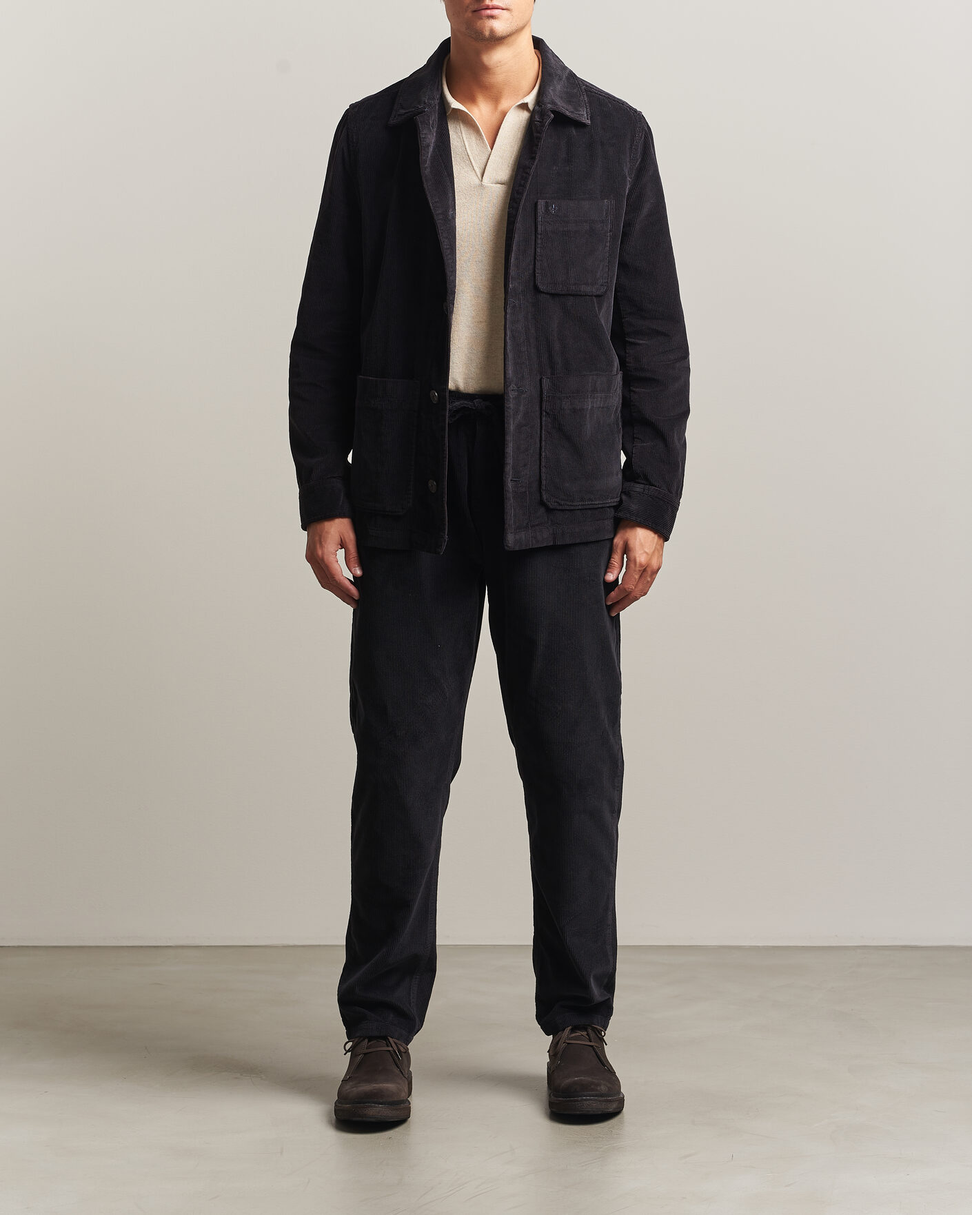Herre | Bukser | Morris | Fenix Cord Trousers Blue