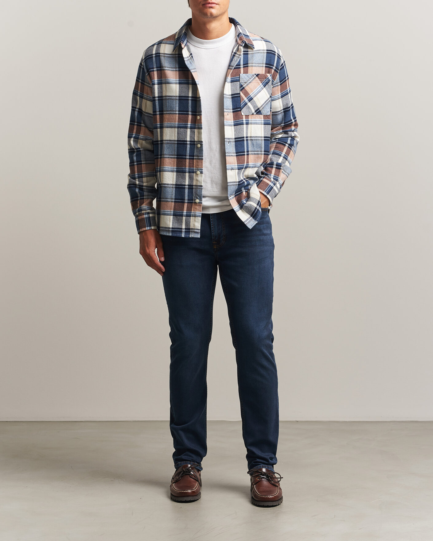 Herre | Jeans | Morris | Steve Satin Jeans One Year Wash