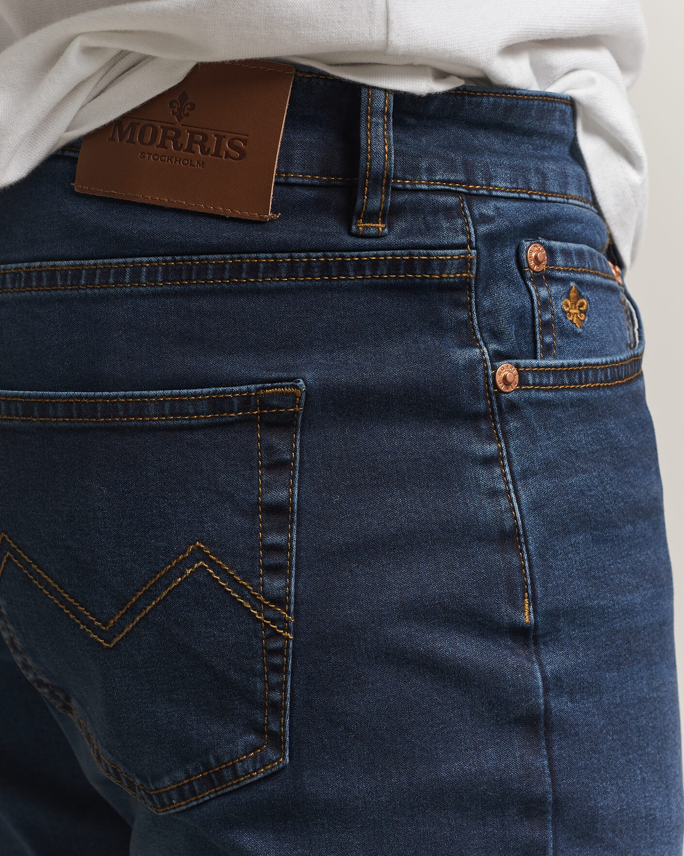 Herre | Jeans | Morris | Steve Satin Jeans One Year Wash