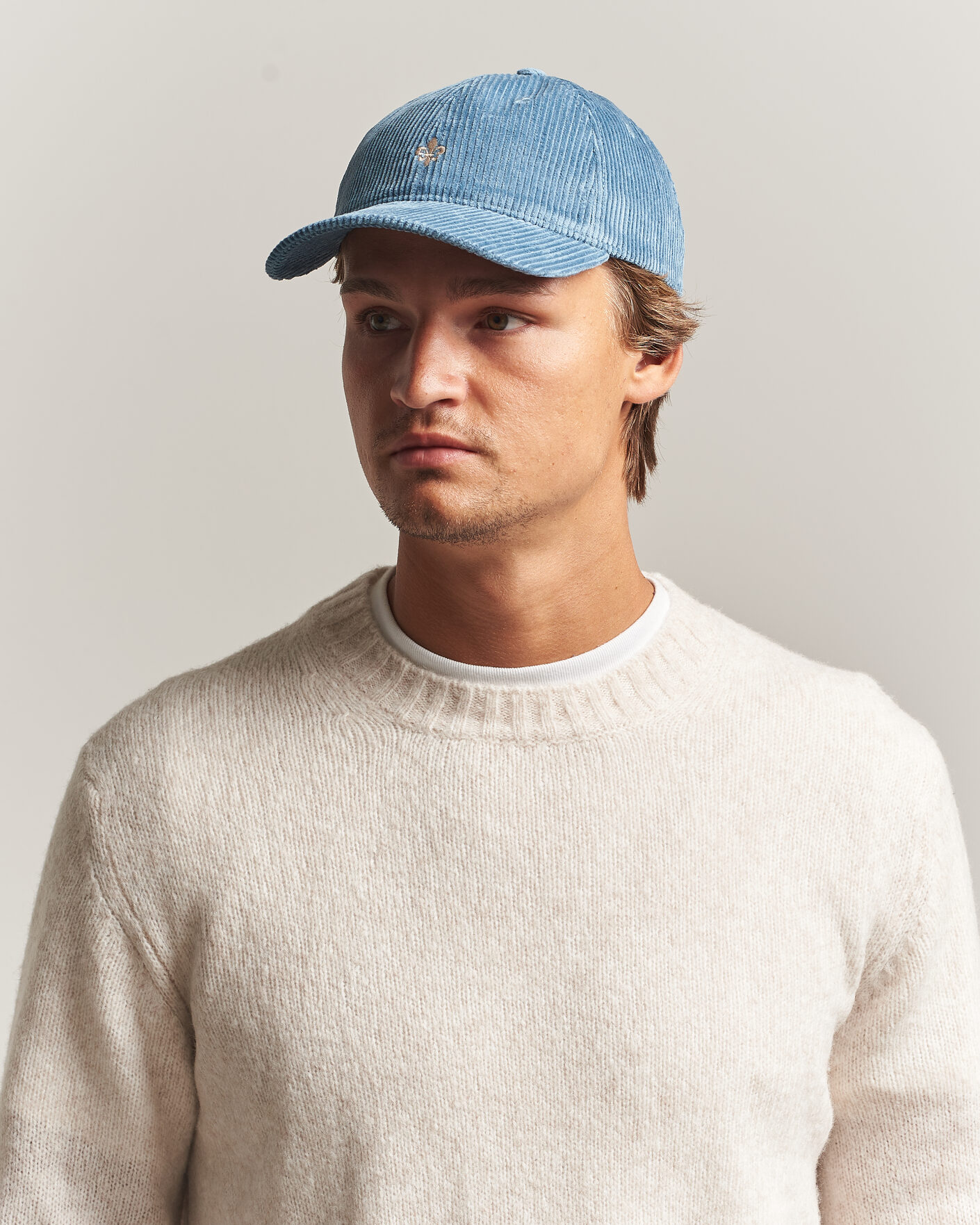 Herre | Hatte & kasketter | Morris | Lily Cord Cap Light Blue