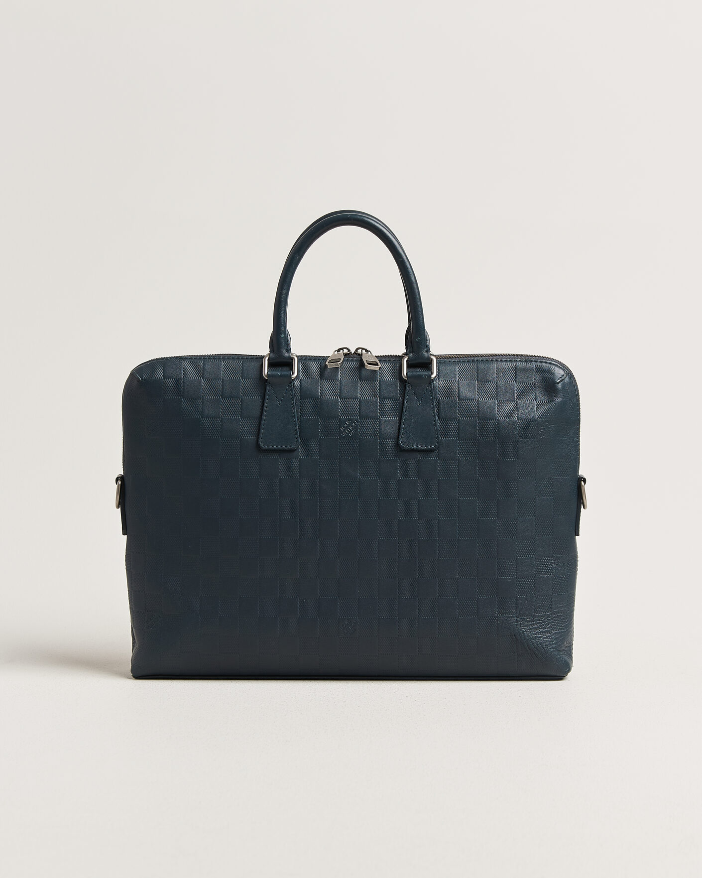 Herre | Pre-Owned & Vintage Bags | Louis Vuitton Pre-Owned | Porte Documents Bag Damier Infini Onyx