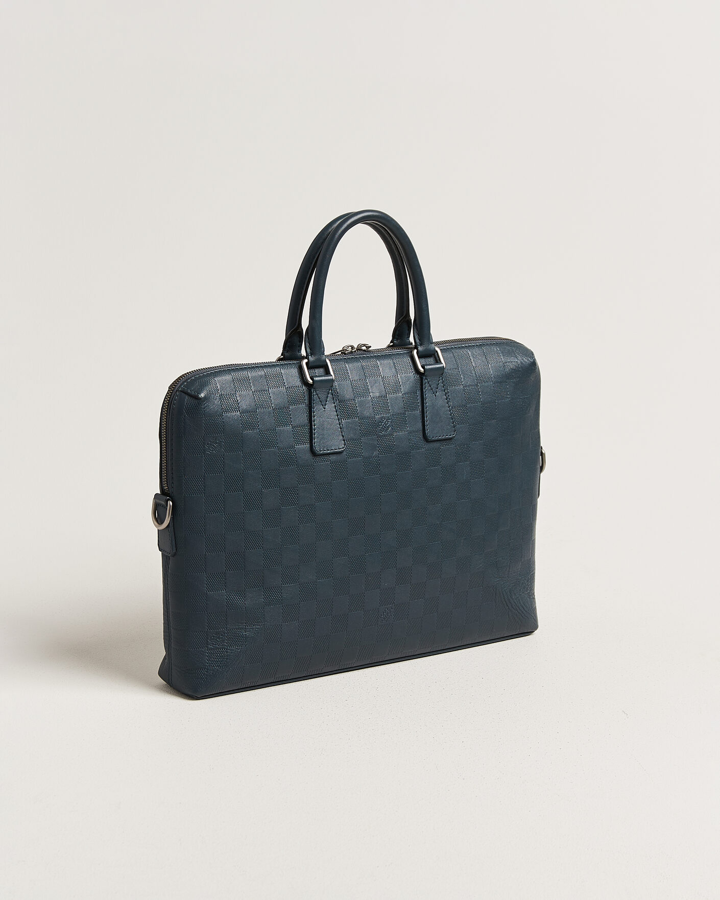 Herre | Pre-Owned & Vintage Bags | Louis Vuitton Pre-Owned | Porte Documents Bag Damier Infini Onyx