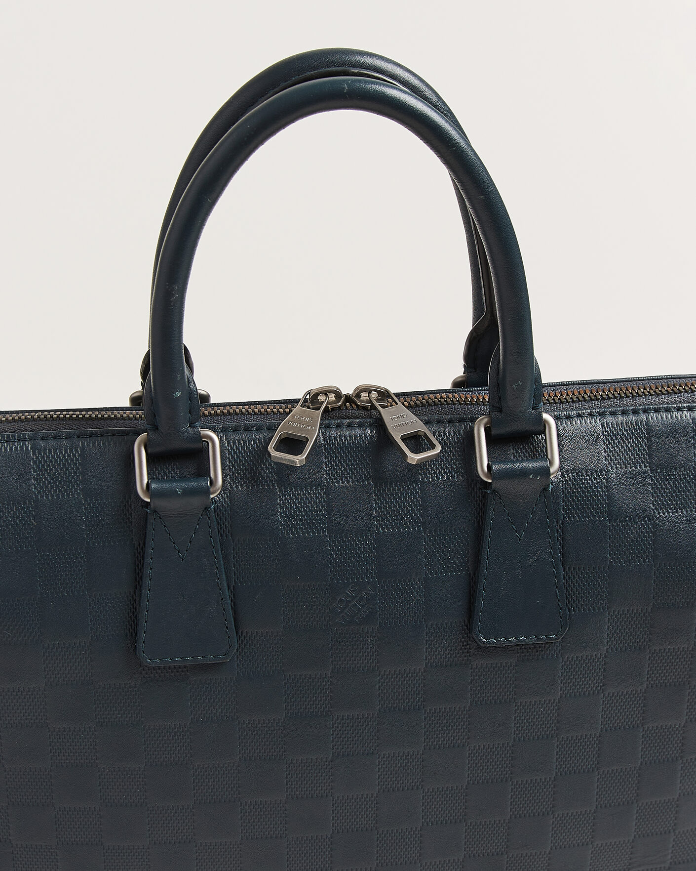 Herre | Pre-Owned & Vintage Bags | Louis Vuitton Pre-Owned | Porte Documents Bag Damier Infini Onyx