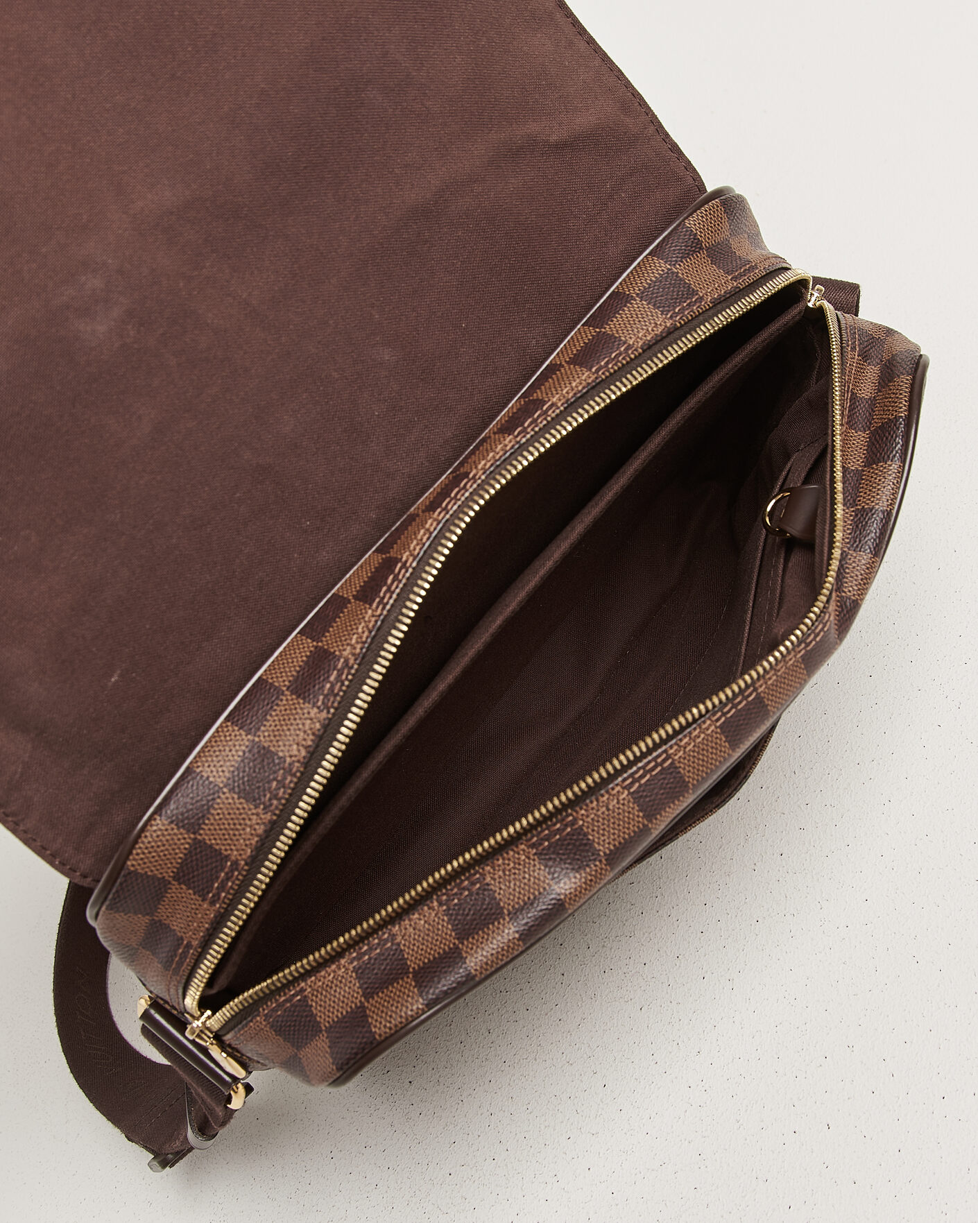 Herre | Pre-Owned & Vintage Bags | Louis Vuitton Pre-Owned | Messenger Bag Damier Ebene