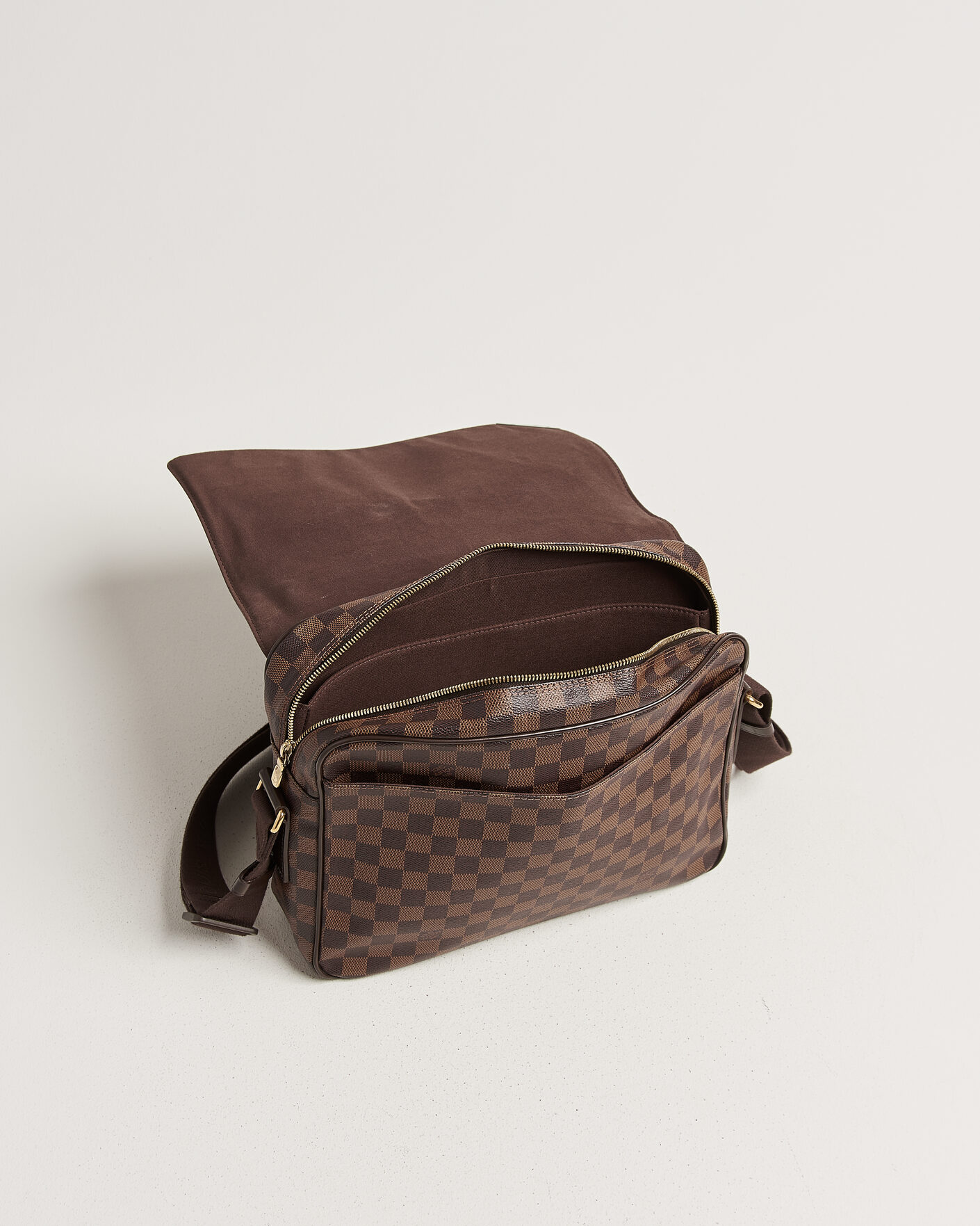 Herre | Pre-Owned & Vintage Bags | Louis Vuitton Pre-Owned | Messenger Bag Damier Ebene