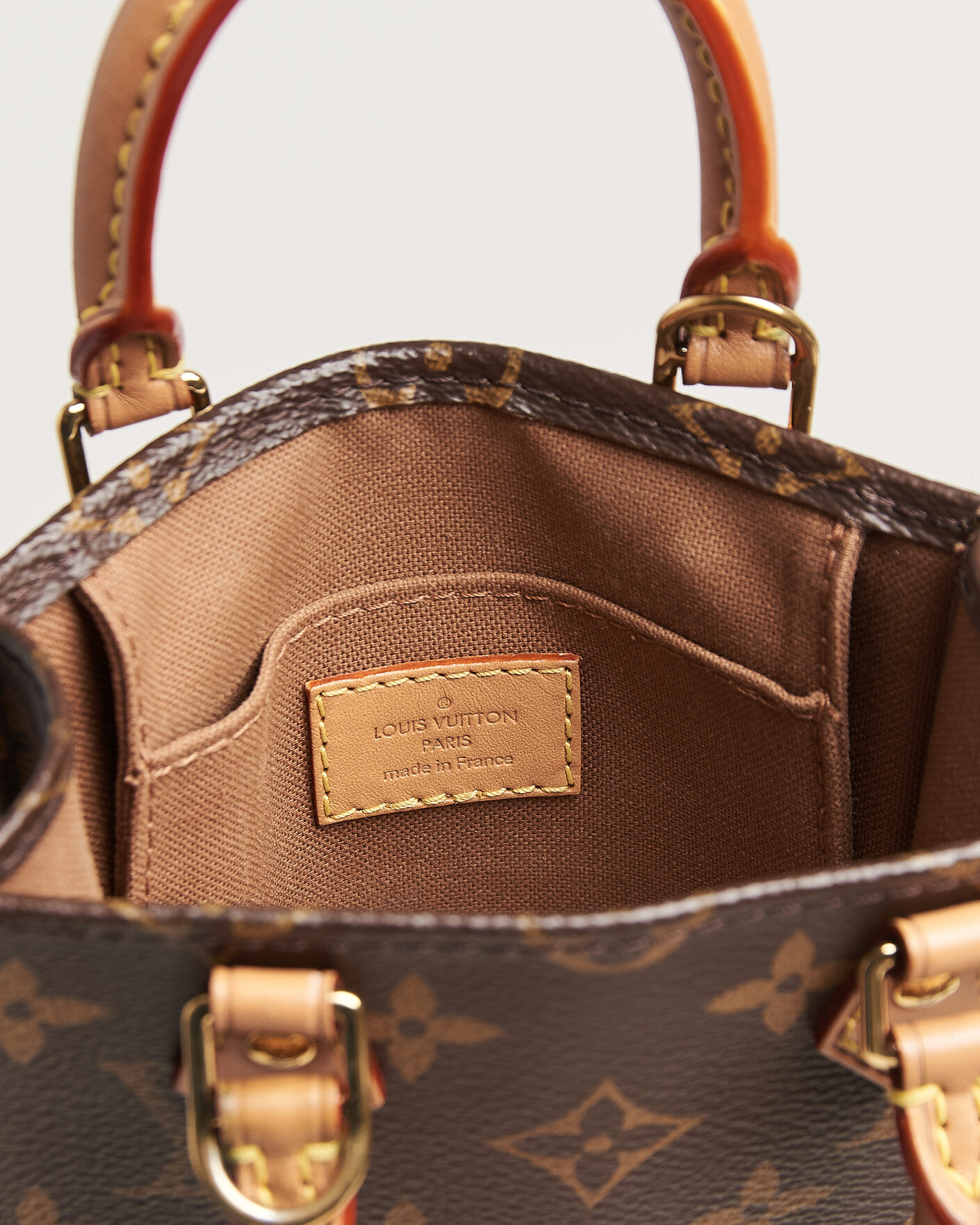 Herre | Pre-Owned & Vintage Bags | Louis Vuitton Pre-Owned | Sac Plat Petit Bandouliére Monogram
