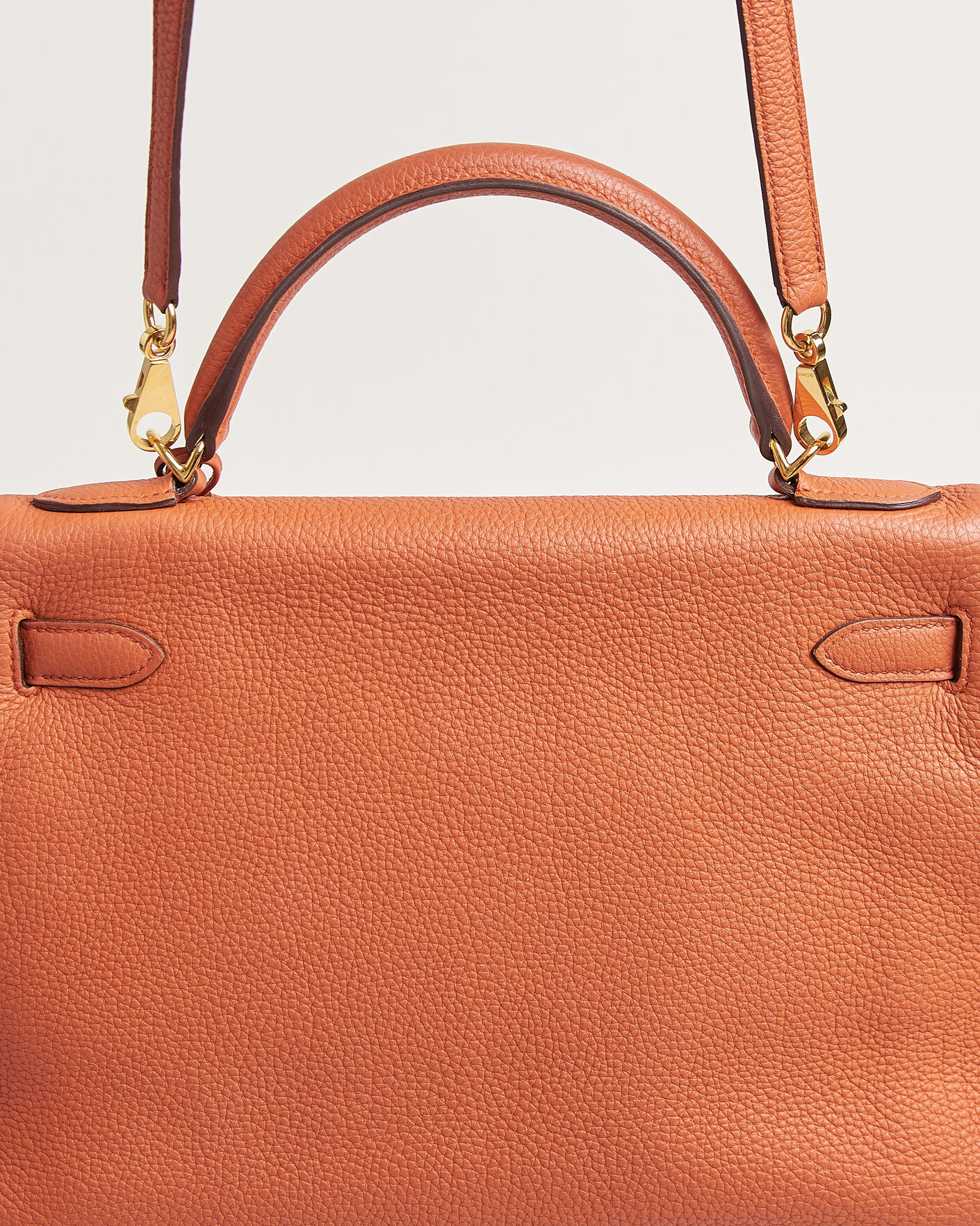 Herre | Pre-Owned & Vintage Bags | Hermès Pre-Owned | Kelly 32 Togo Leather Orange