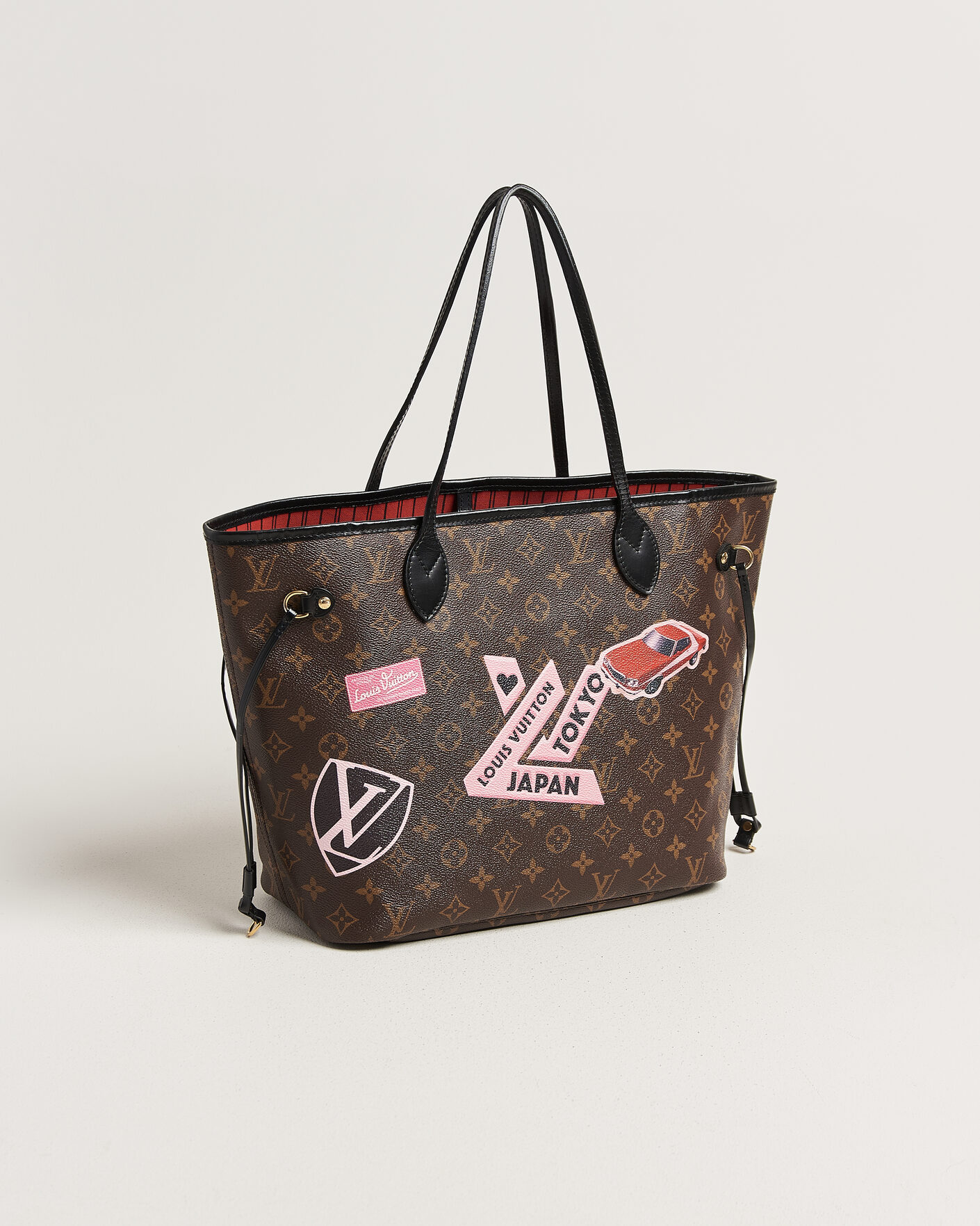 Herre | Pre-Owned & Vintage Bags | Louis Vuitton Pre-Owned | Neverfull MM World Tour Japan Monogram
