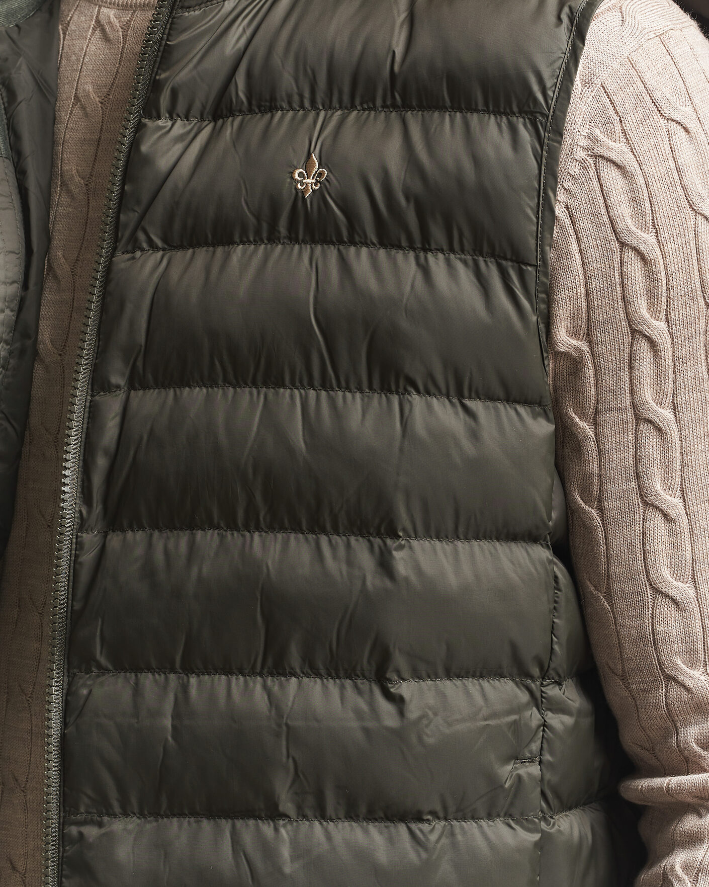 Herre | Veste | Morris | Norfolk Liner Vest Olive