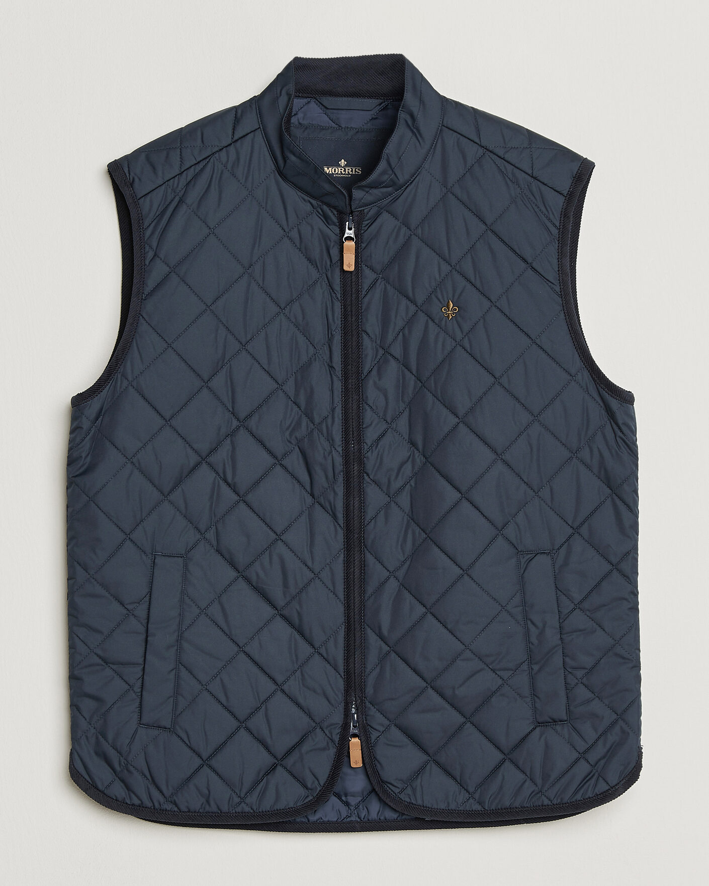 Herre | Veste | Morris | Teddy Quilted Vest Old Blue
