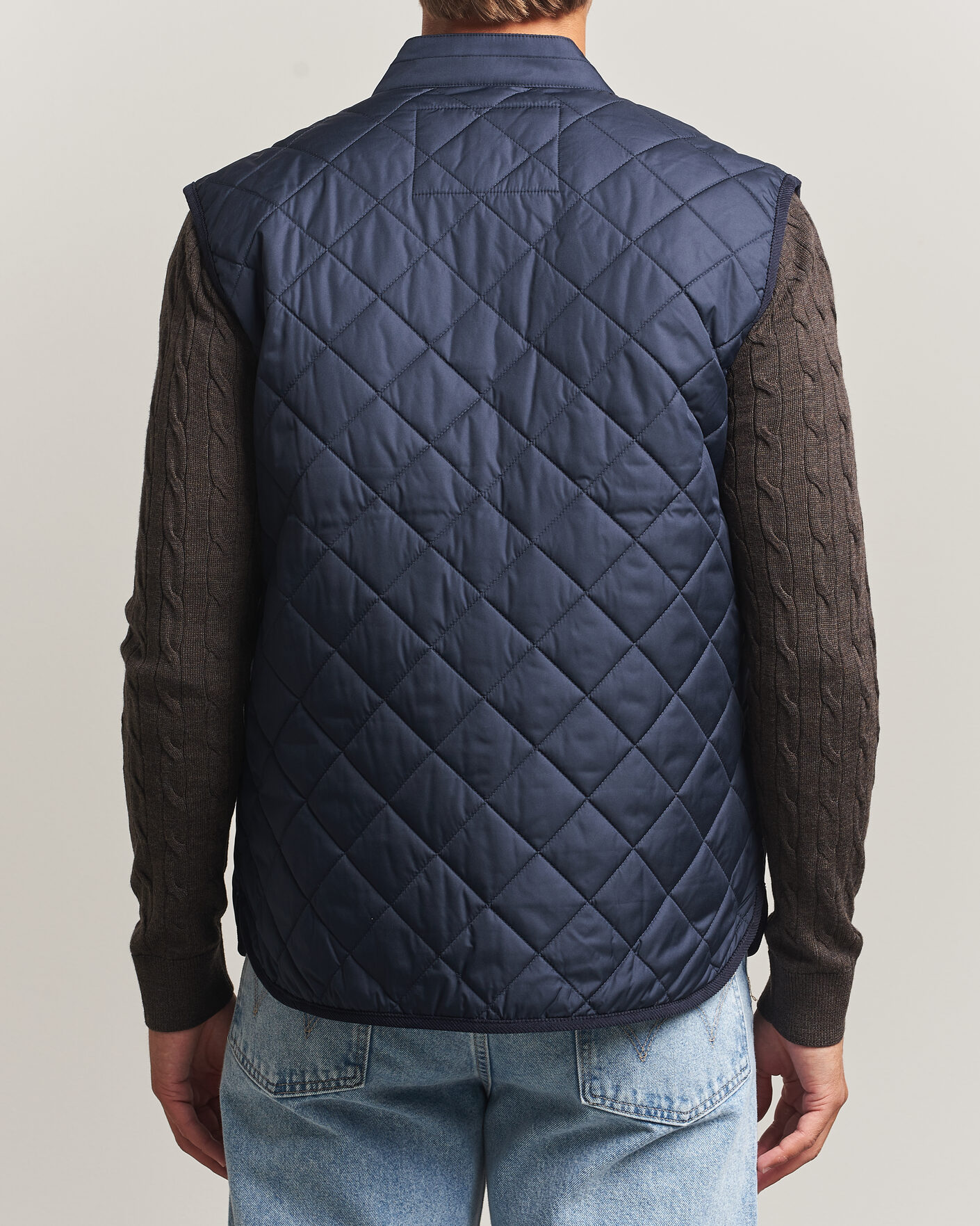 Herre | Veste | Morris | Teddy Quilted Vest Old Blue