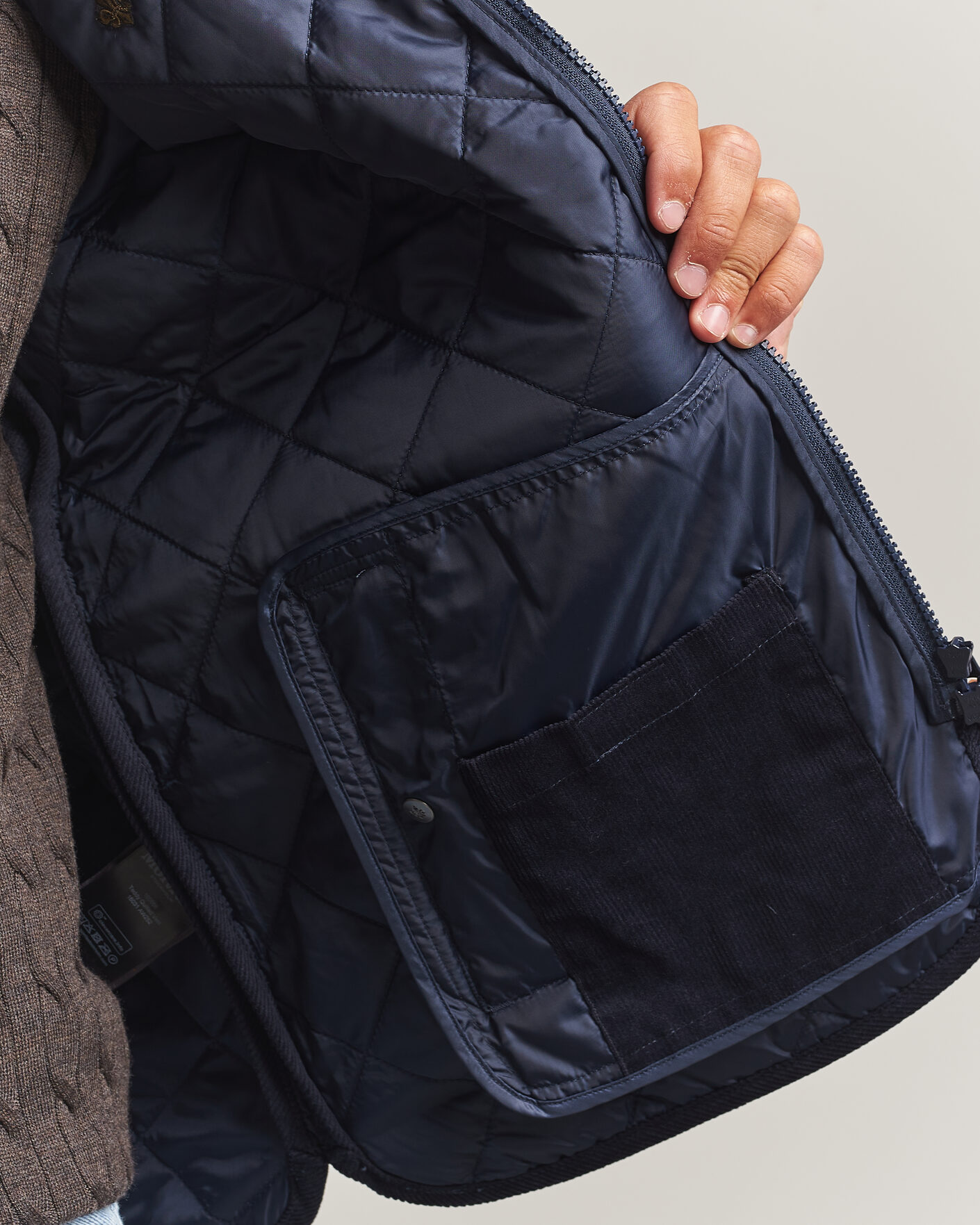 Herre | Veste | Morris | Teddy Quilted Vest Old Blue
