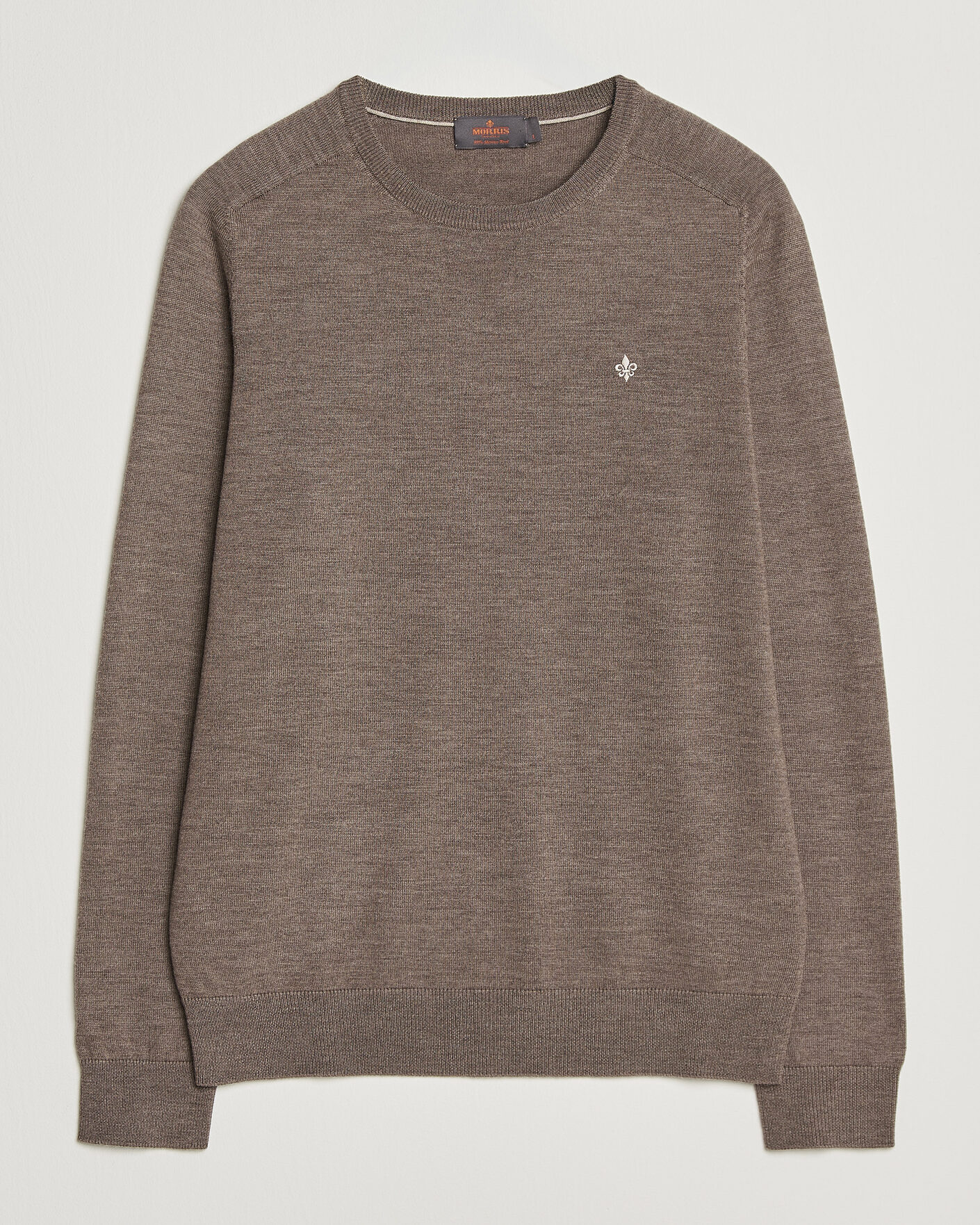 Herre | Trøjer | Morris | Merino O-Neck Brown