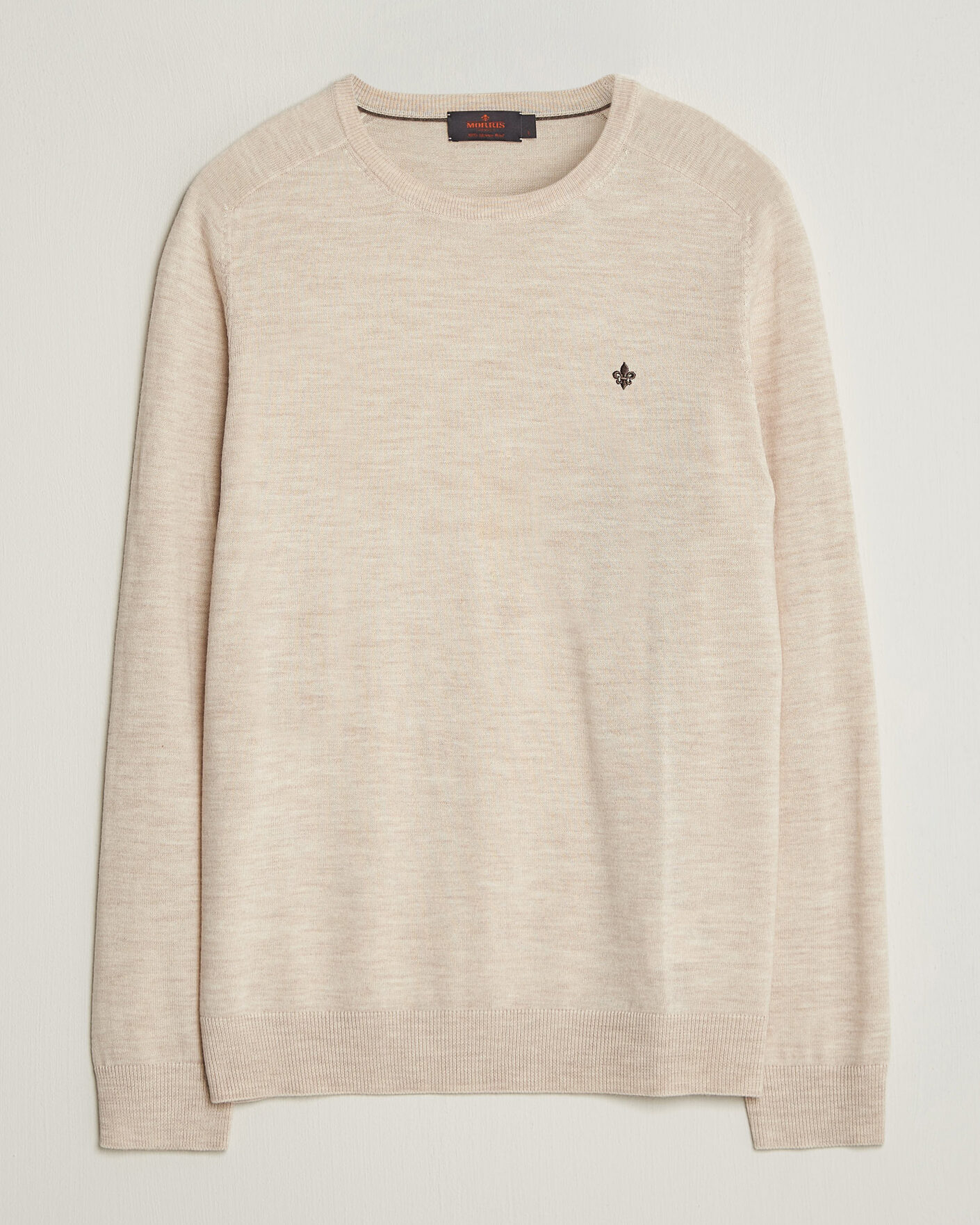 Herre | Trøjer | Morris | Merino O-Neck Off White