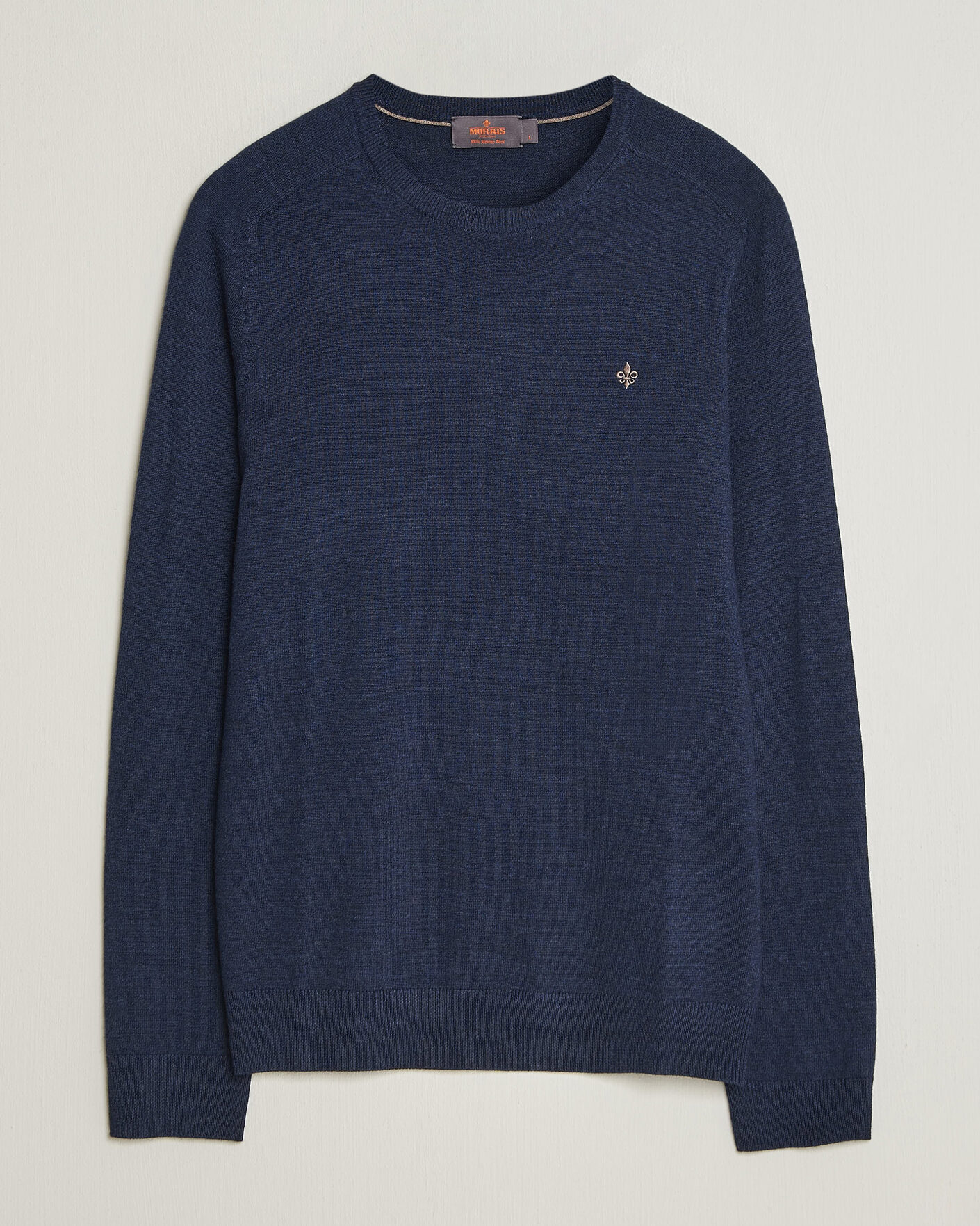 Herre | Trøjer | Morris | Merino O-Neck Navy