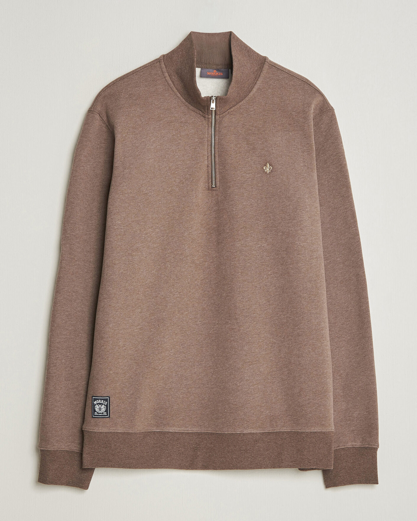 Herre | Trøjer | Morris | Brandon Lily Half Zip Brown