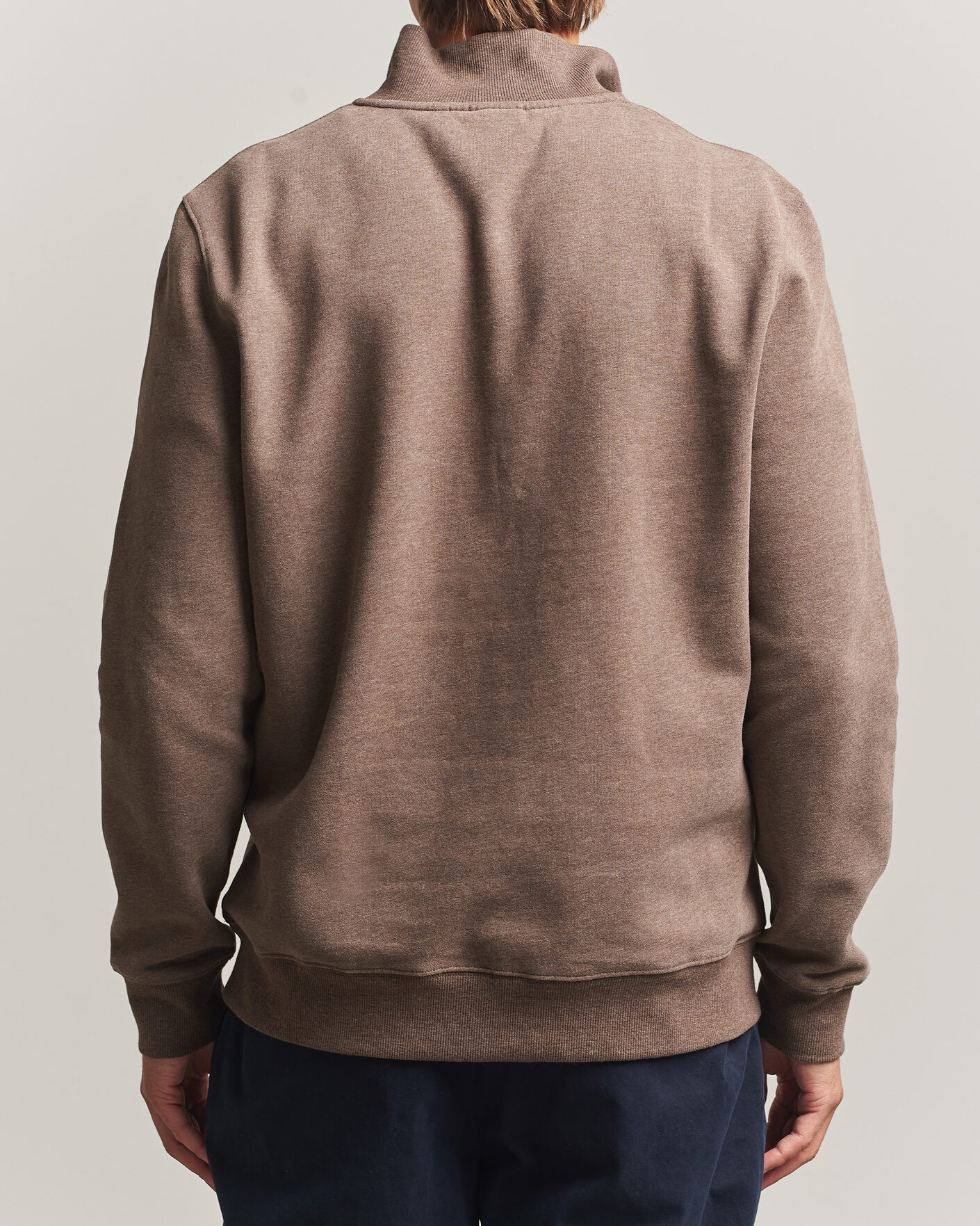 Herre | Trøjer | Morris | Brandon Lily Half Zip Brown