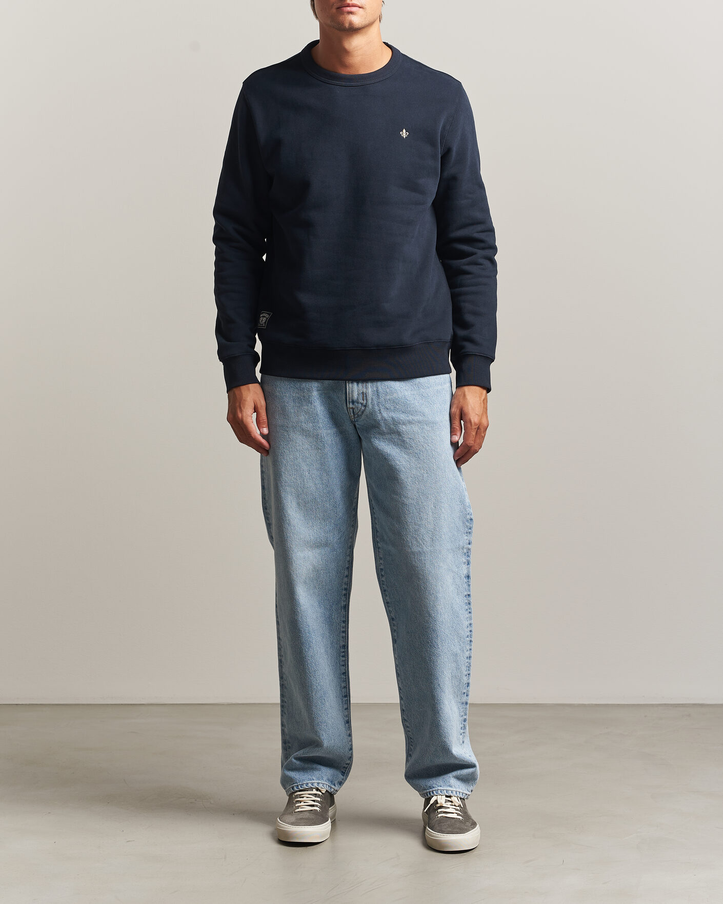 Herre | Trøjer | Morris | Brandon Lily Sweatshirt Old Blue