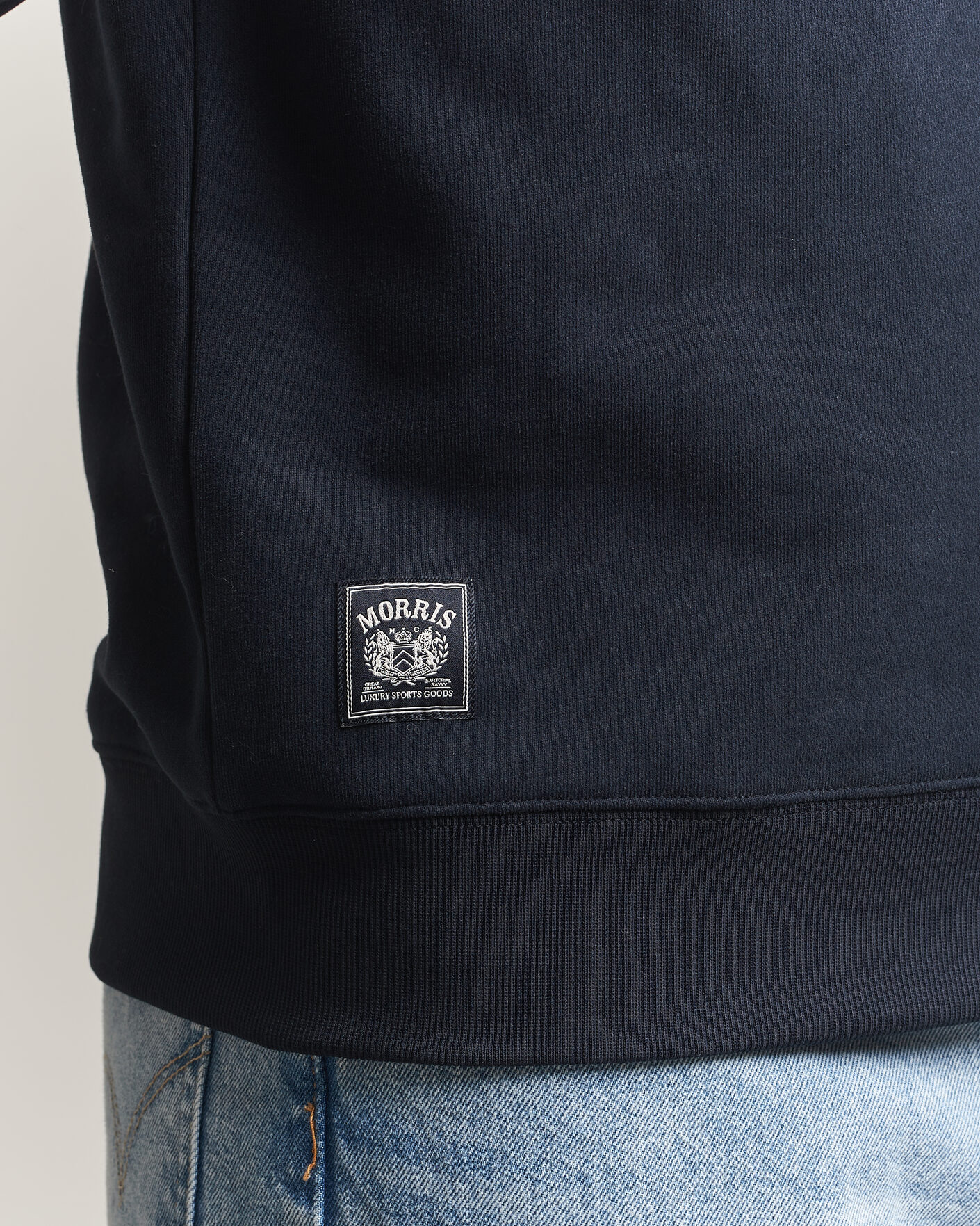 Herre | Trøjer | Morris | Brandon Lily Sweatshirt Old Blue