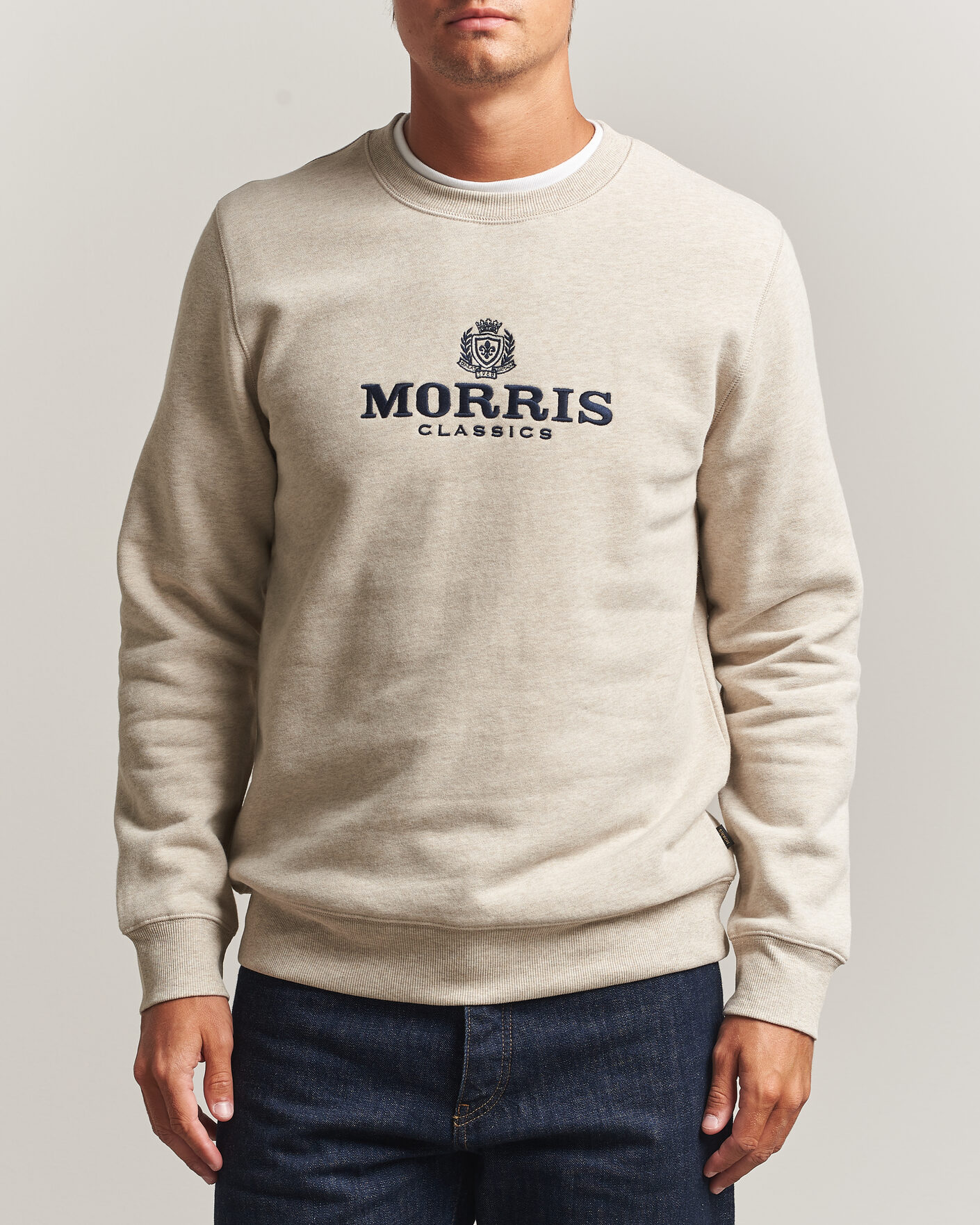 Herre | Trøjer | Morris | Brian Sweatshirt Khaki