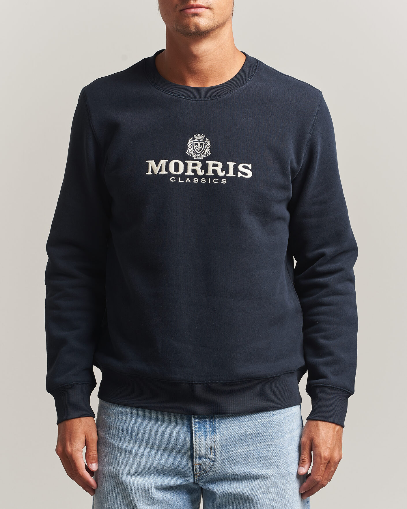 Herre | Trøjer | Morris | Brian Sweatshirt Old Blue