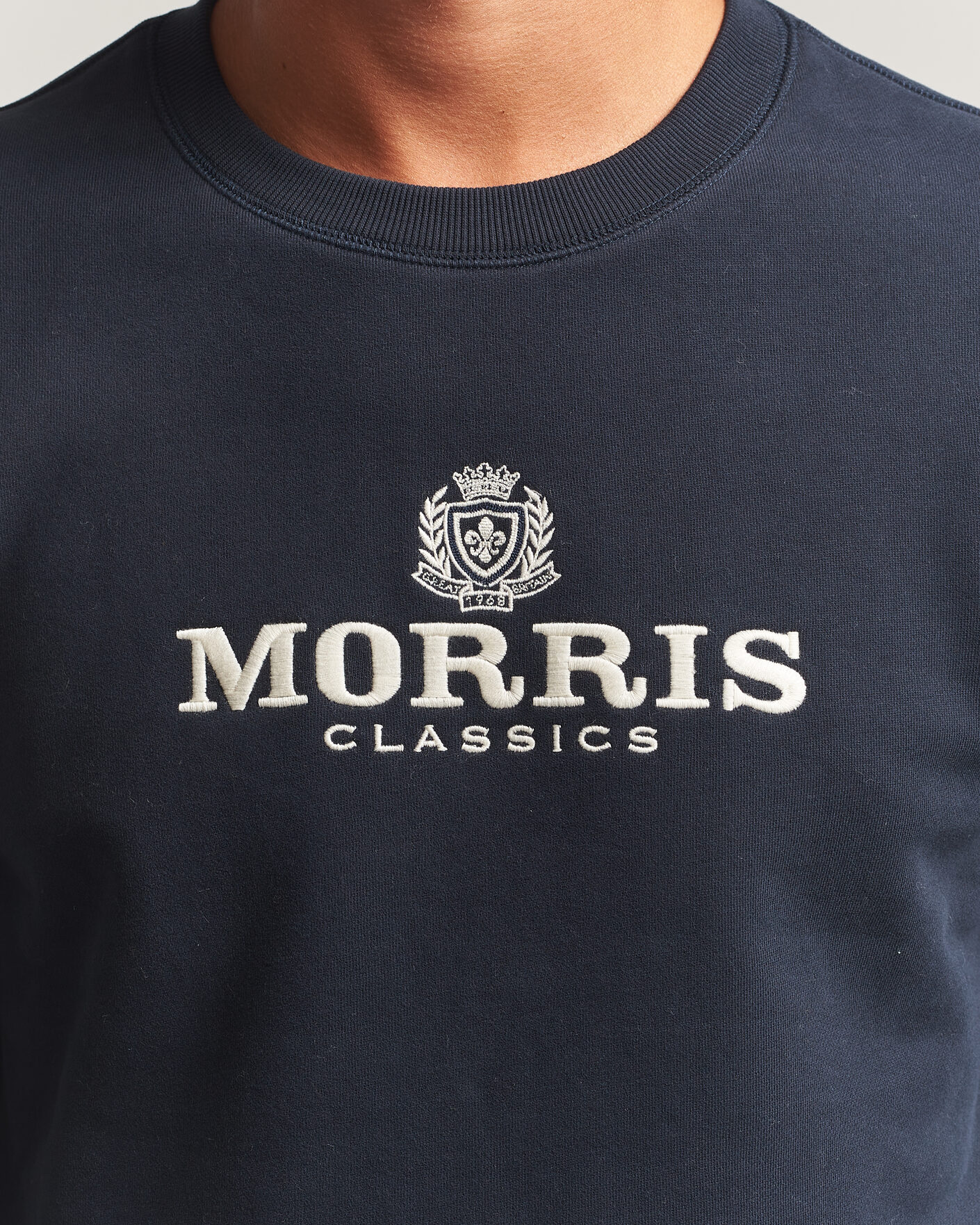 Herre | Trøjer | Morris | Brian Sweatshirt Old Blue