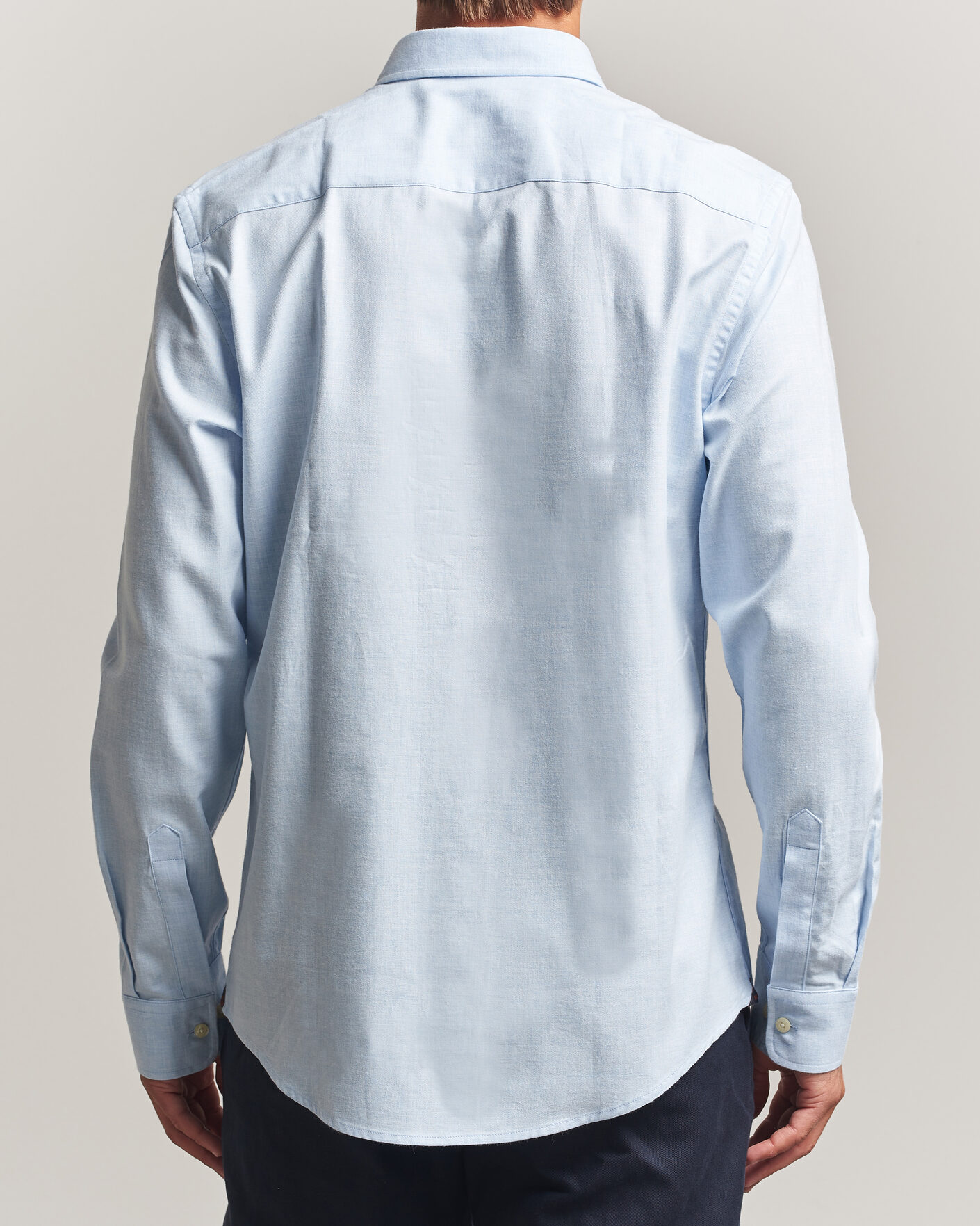 Herre | Skjorter | Morris | Watts Flannel Shirt Light Blue