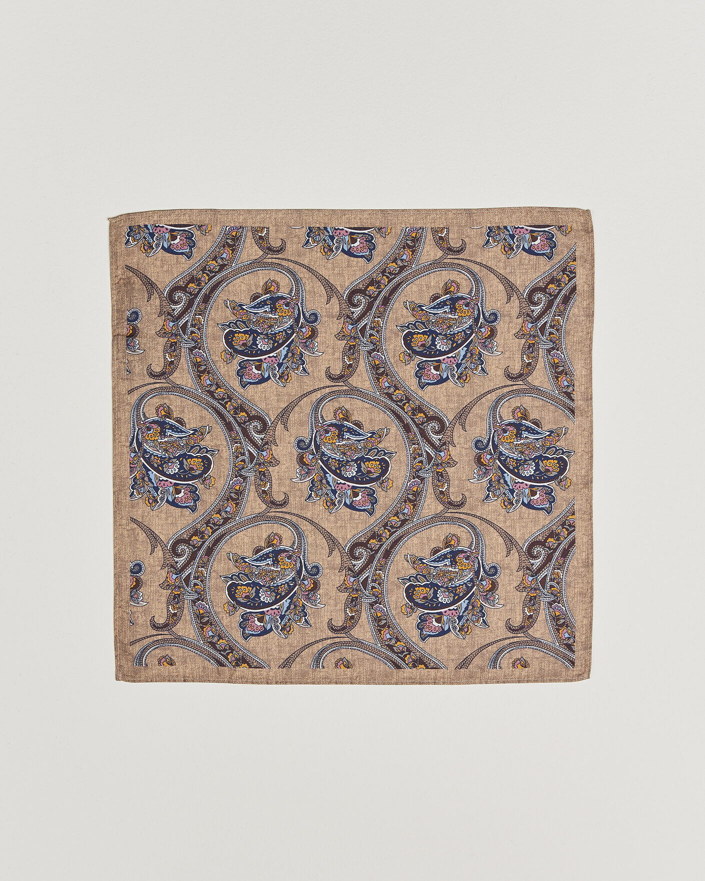Herre | Slips | Amanda Christensen | Box Set Silk 8 cm Tie And Pocket Square Beige