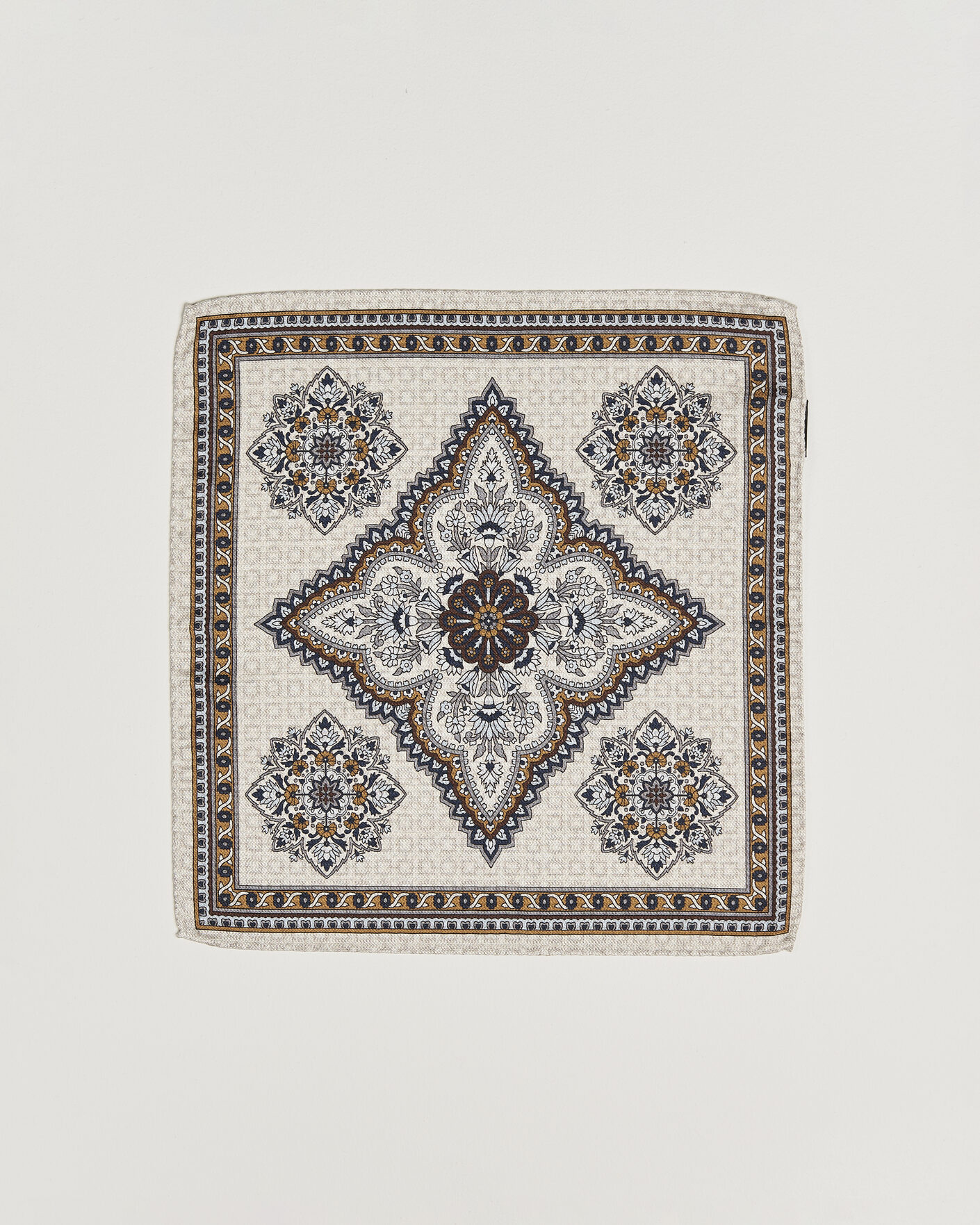 Herre | Lommeklude | Amanda Christensen | Silk Schappe Doublefaced Pocket Square Beige