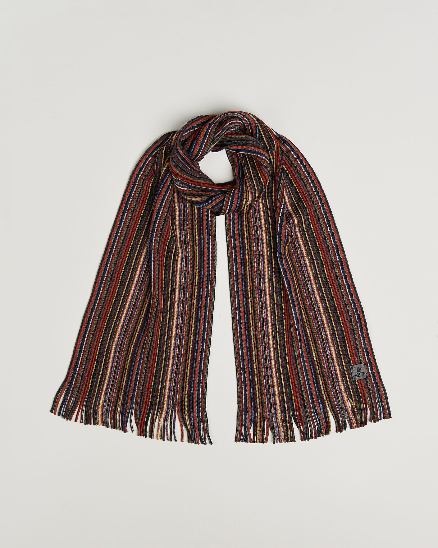 Herre | Halstørklæder | Amanda Christensen | Wool Striped Scarf Multi