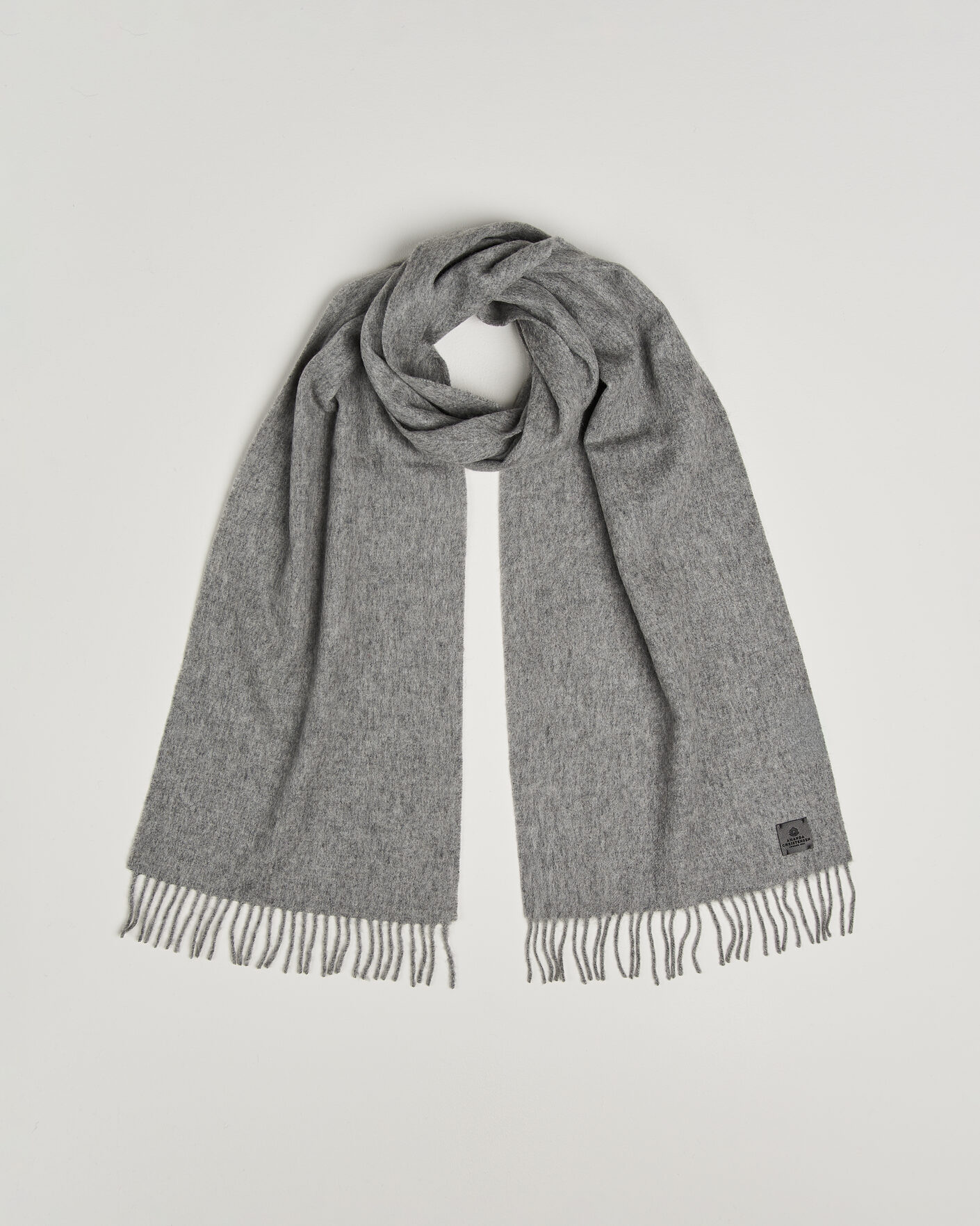 Herre | Halstørklæder | Amanda Christensen | Wool Scarf Light Grey Melange
