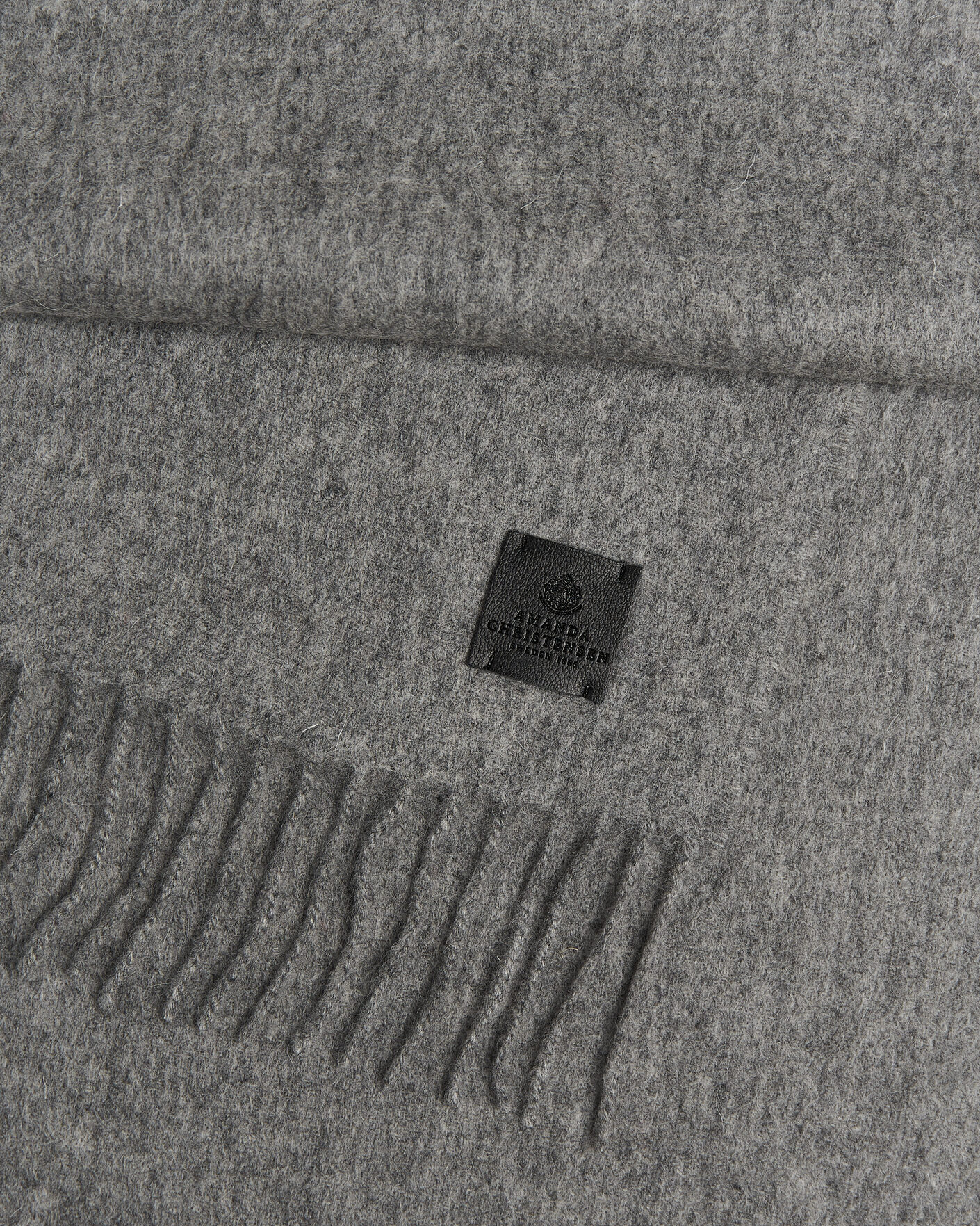 Herre | Halstørklæder | Amanda Christensen | Wool Scarf Light Grey Melange